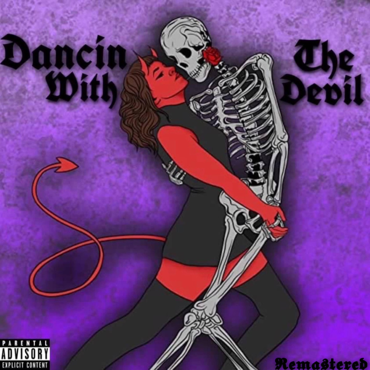 Dancin With the Devil (feat. Spaz) [Remastered] - Single by KoldWorldJay album cover