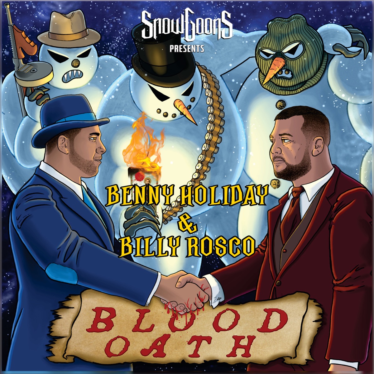 Blood Oath by Benny Holiday & Billy Rosco album cover