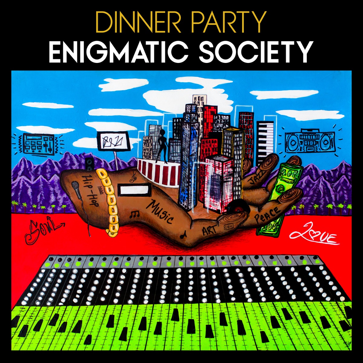 Enigmatic Society by Dinner Party album cover