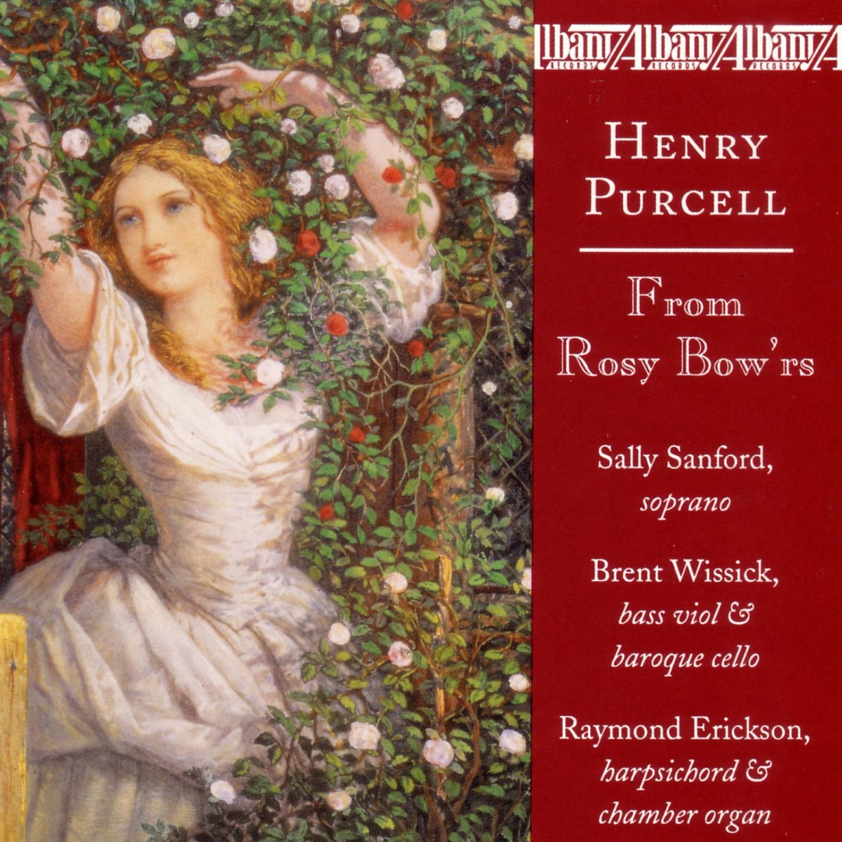 Purcell: From Rosy Bow'rs by Raymond Erickson & Sally Sanford album cover