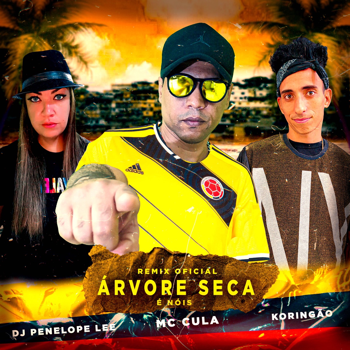 Arvore Seca, Eh Nóis, Tipo Colômbia (Single) [feat. Mc Penelope Lee] by Mc Cula, DJ Penelope Lee & Koringão album cover