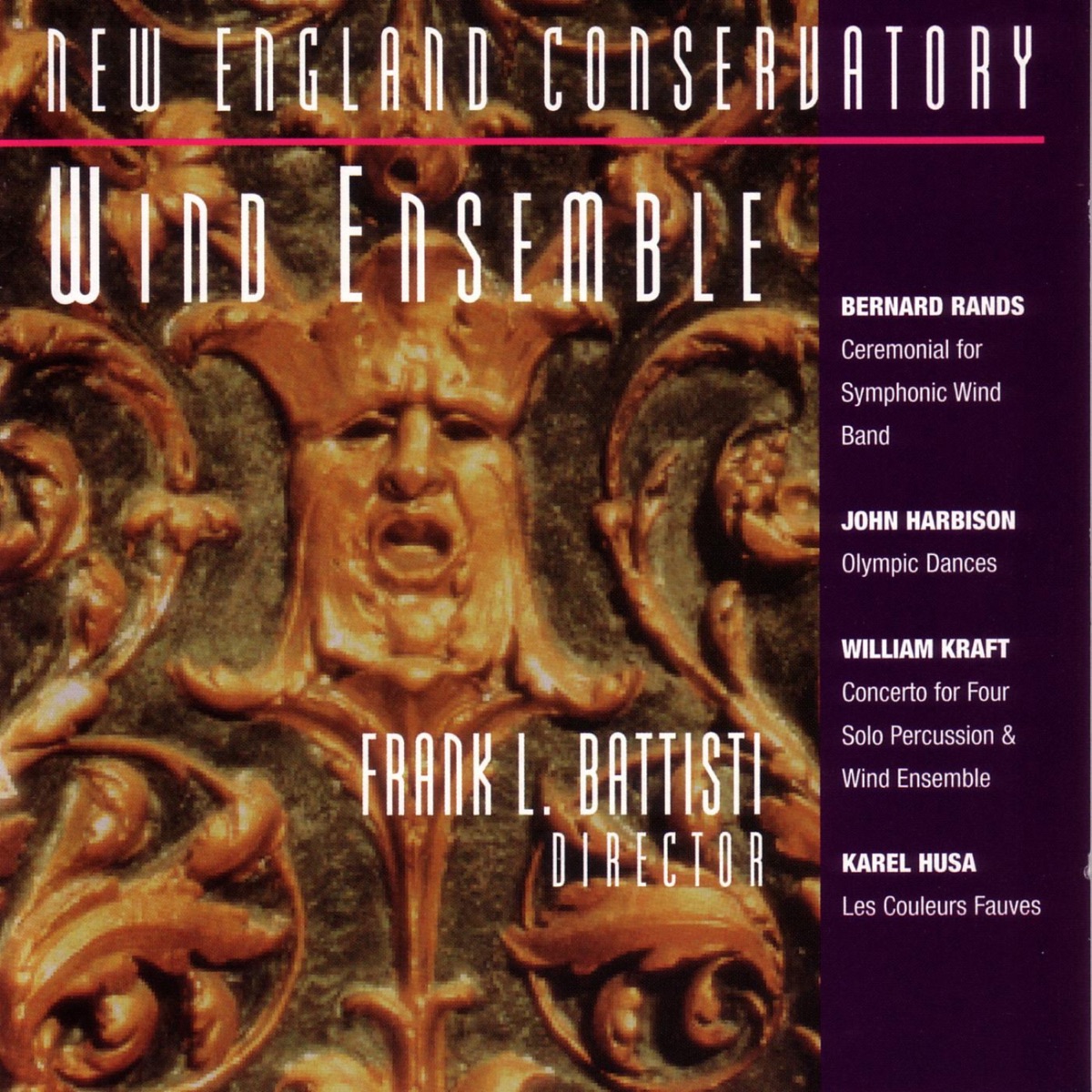 New England Conservatory Wind Ensemble by Frank Battisti & New England Conservatory Wind Ensembe album cover