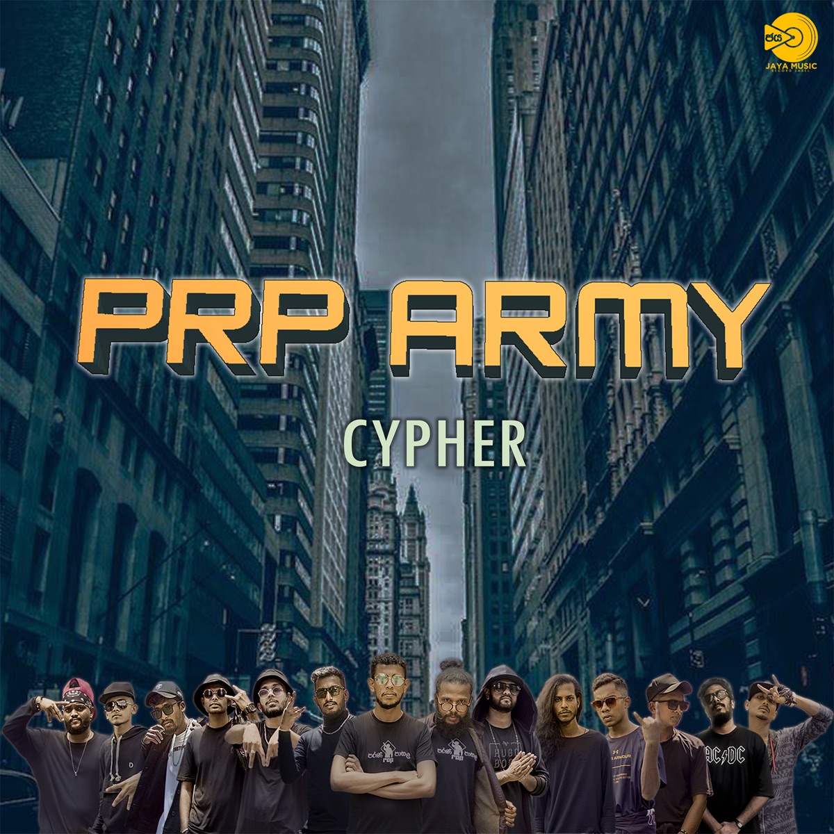 PRP Army Cypher (feat. The NL, the M2, Novey X, Dr. Thaan, Prabath G., C. Durmus, Kc10 RealCMB, Zazi G, D LUCII, AviRex CMB15, Real Emiya & Moza G) - EP by Parana Rap Pasala album cover