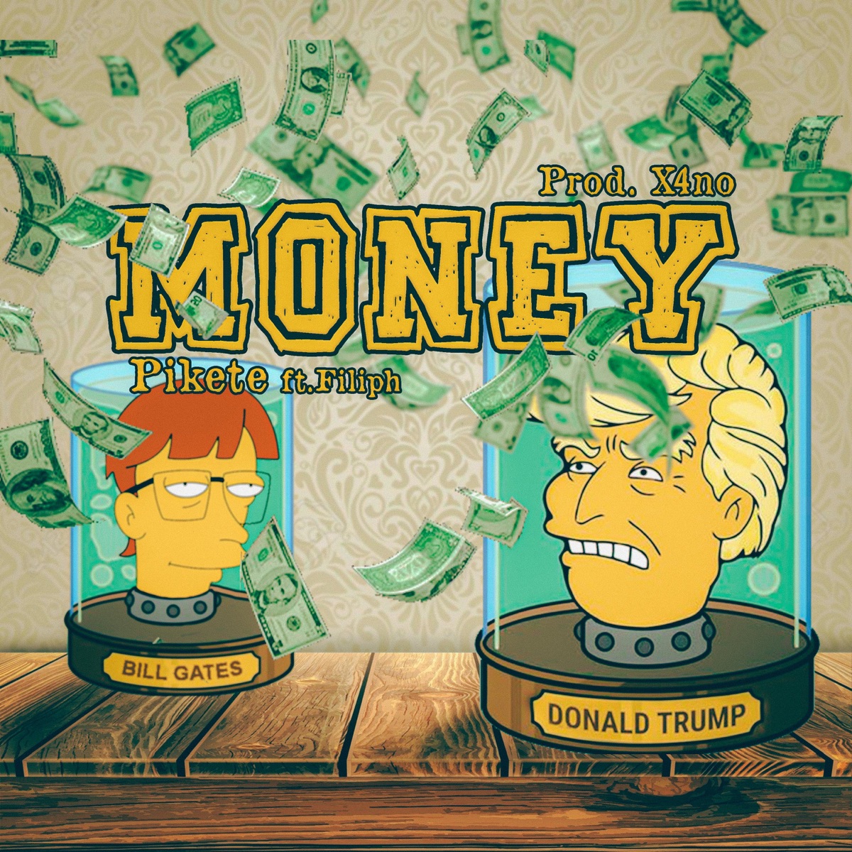 Money (feat. Filiph) [X4nob34ts Remix] [X4nob34ts Remix] - Single by Piketee666 album cover