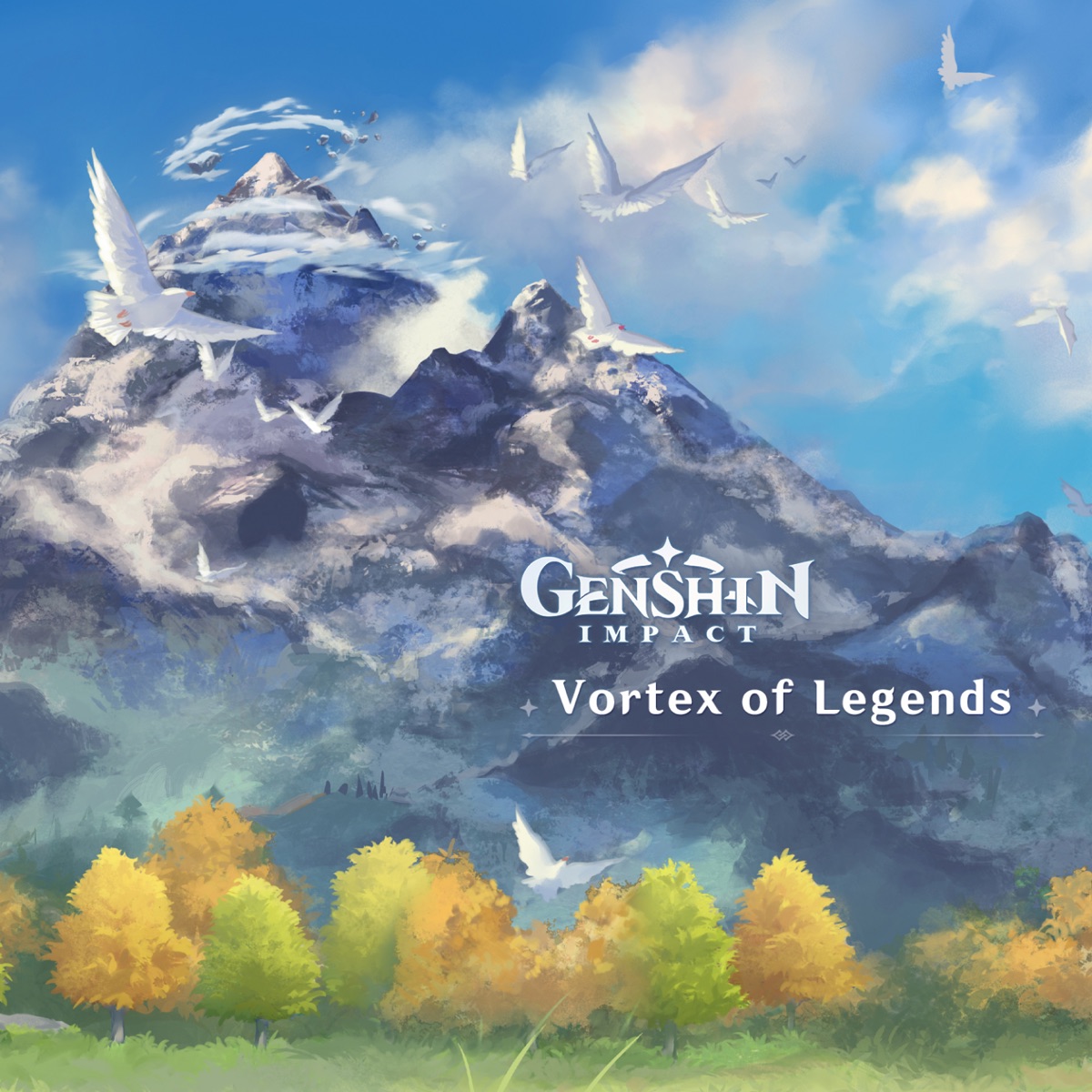 Genshin Impact - Vortex of Legends (Original Game Soundtrack) by Yu-Peng Chen & HOYO-MiX album cover