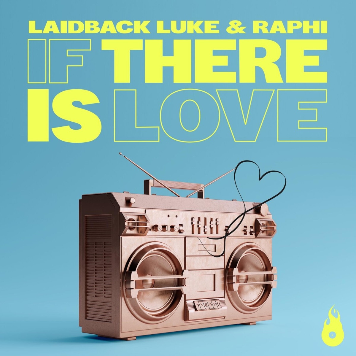 If There is Love - Single by Laidback Luke & Raphi album cover