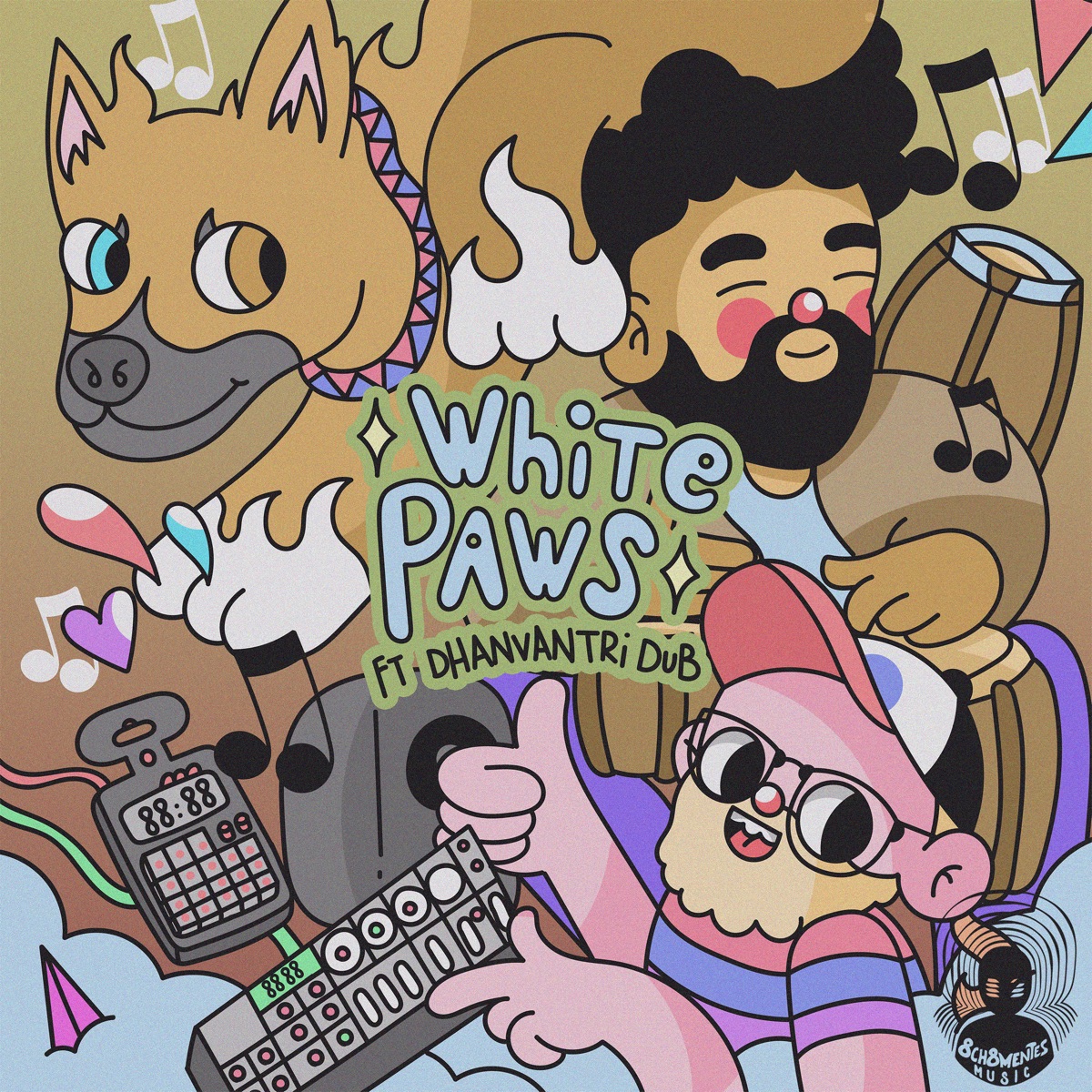 White Paws (feat. Dhanvantri Dub) - Single by Uambeats album cover