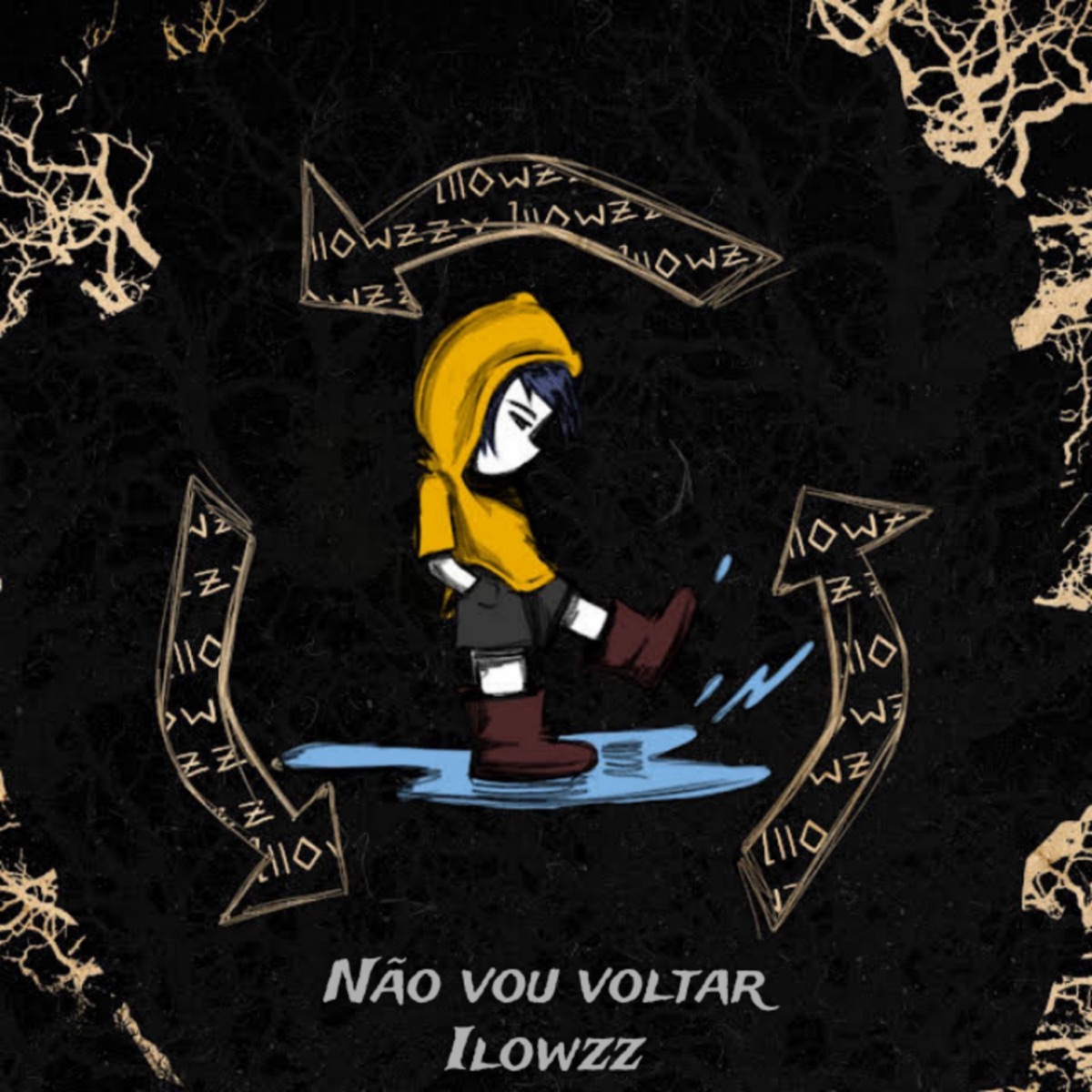 Não Vou Voltar - Single by Ilowzz & Sadnation album cover