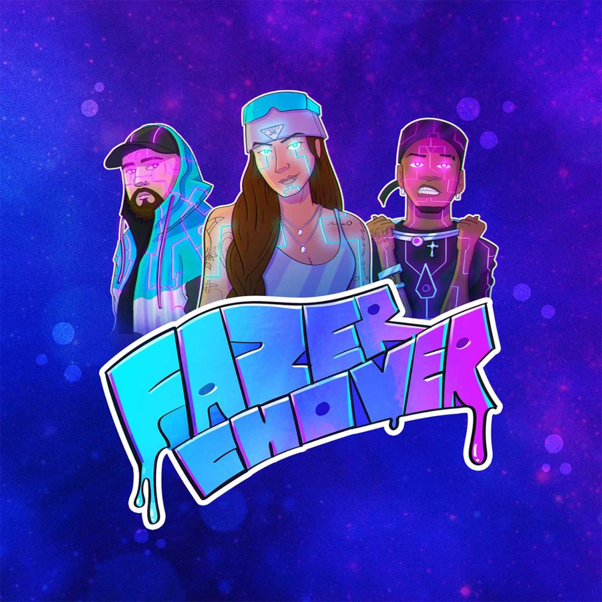 FAZER CHOVER - Single by DJ Léo Alves, Diana Correa & MC Andynho Ramos album cover