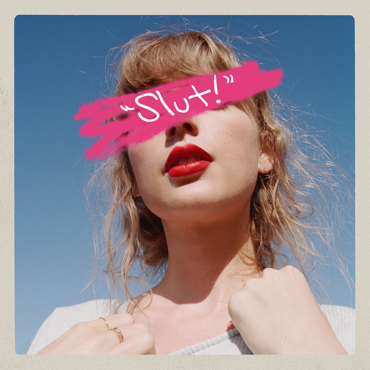 "Slut!" (Taylor's Version) [From The Vault] - Single by Taylor Swift album cover artwork