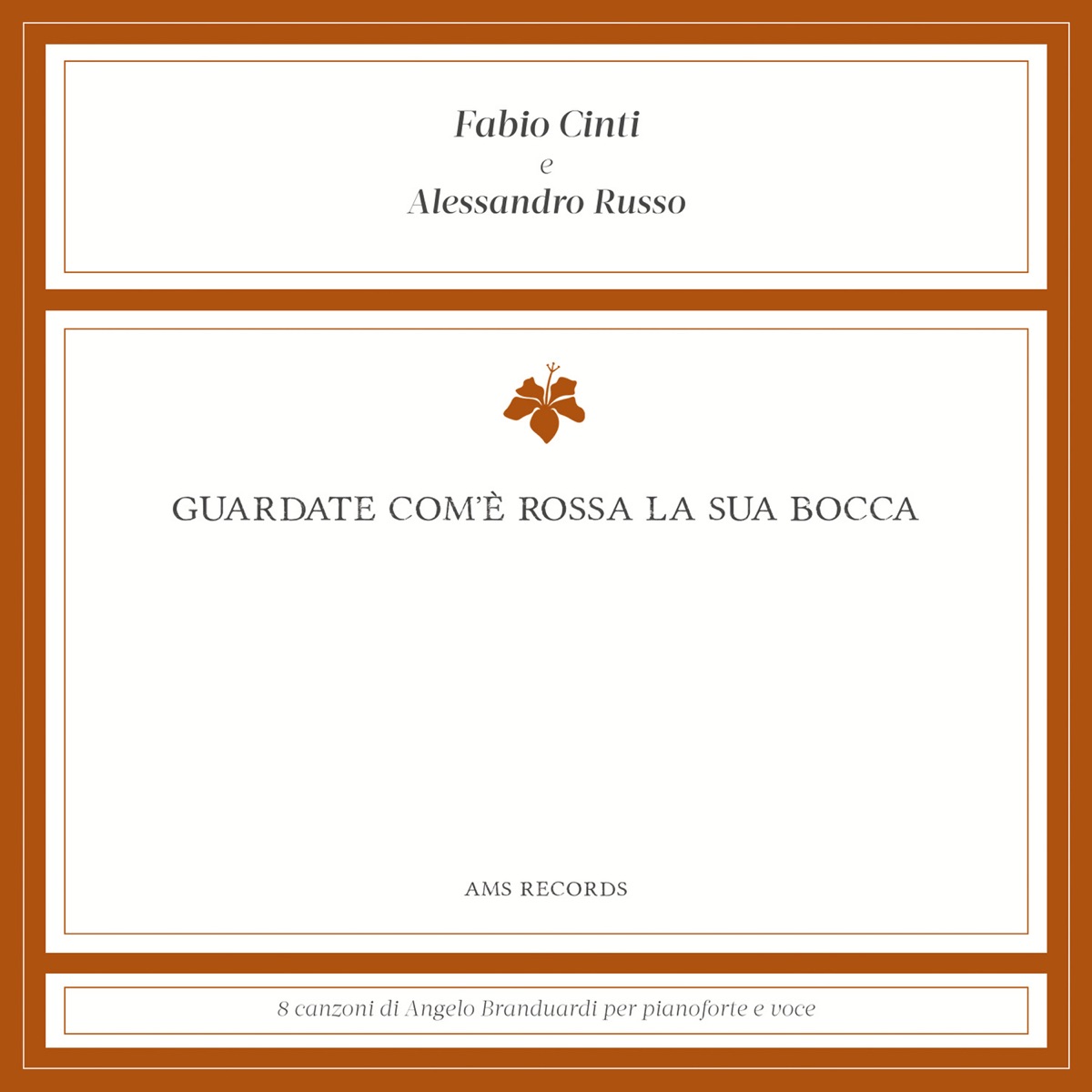Guardate com'è rossa la sua bocca by Fabio Cinti & Alessandro Russo album cover