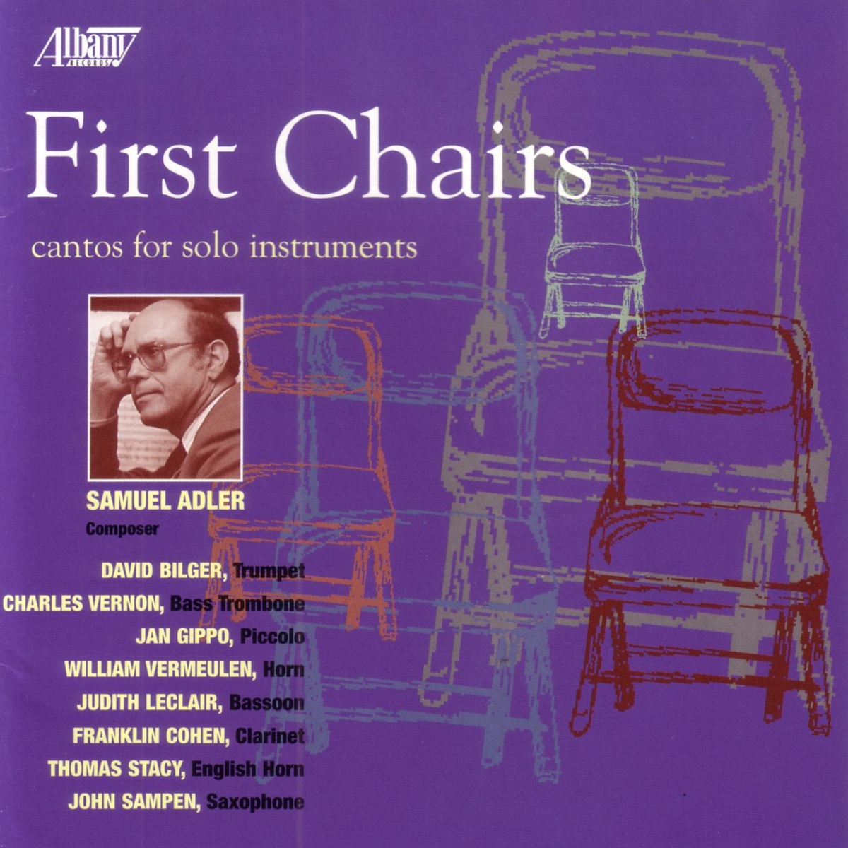 Adler: Cantos for Solo Instruments by David Bilger album cover