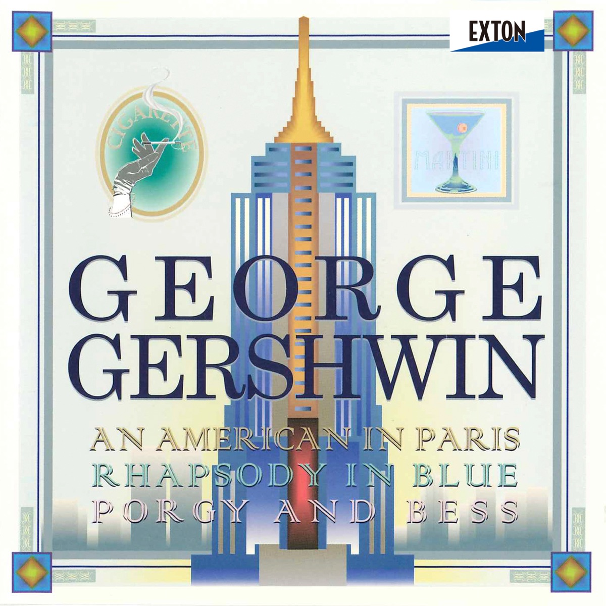 ガーシュウィン パリのアメリカ人、ラプソディ・イン・ブルー、交響組曲「ポーギーとベス by Pascal Godart, Mark Gorenstein & Russian Symphony Orchestra album cover