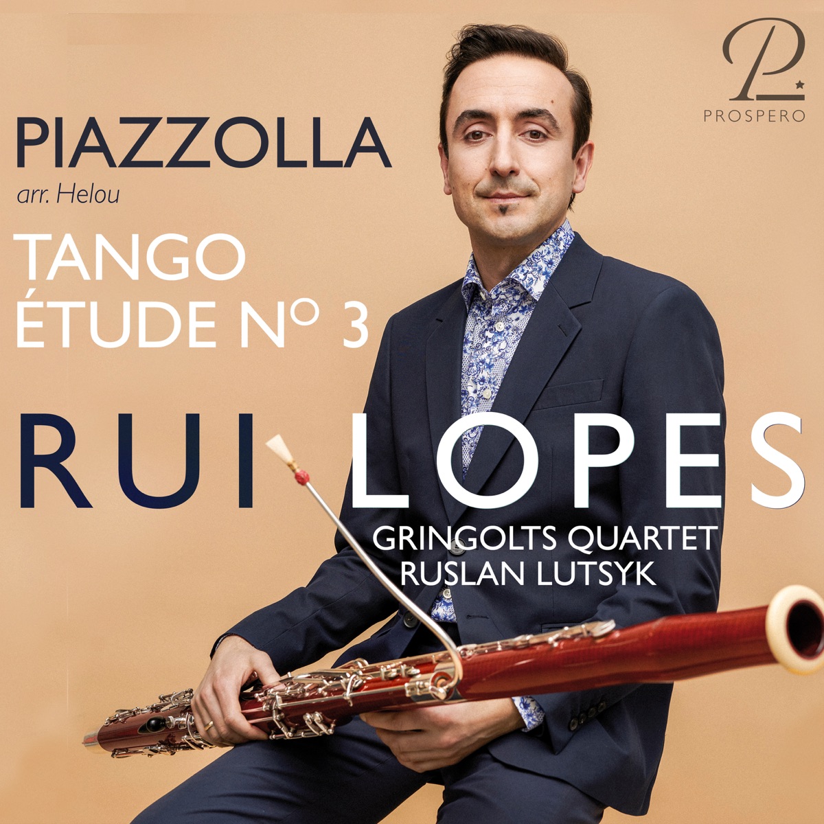 Astor Piazzolla: Tango Étude No. 3 (Arr. for Bassoon and String Quintet by Roger Helou) - Single by Rui Lopes, Gringolts Quartet & Ruslan Lutsyk album cover