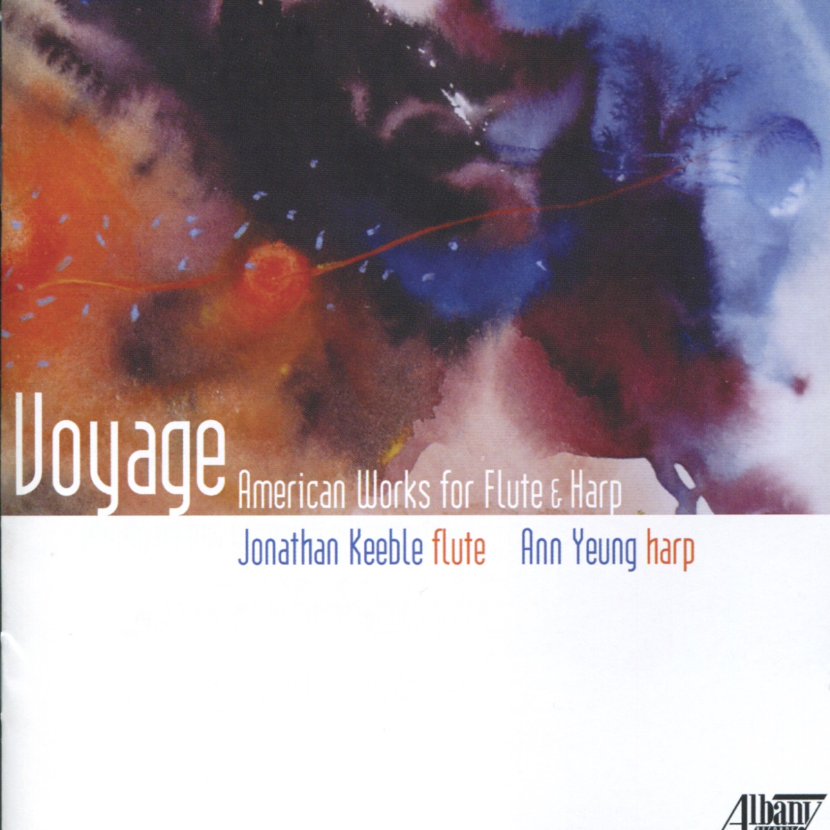 Voyage: American Music for Flute and Harp by Jonathan Keeble & Ann Yeung album cover