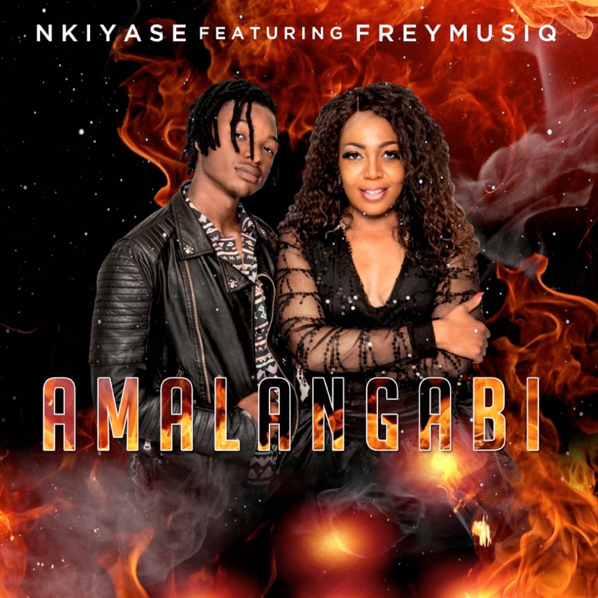 Amalangabi (feat. FREYMUSIQ) - Single by Nkiyase album cover