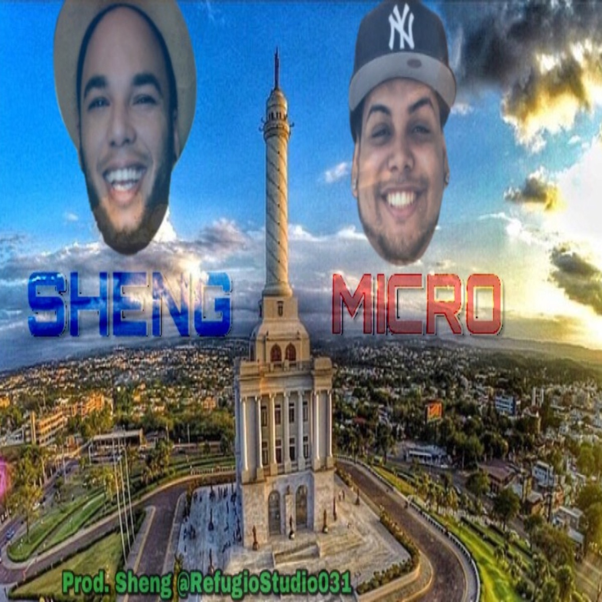 Santiago (feat. Sheng El Tracktor) - Single by Micro Desacatao album cover