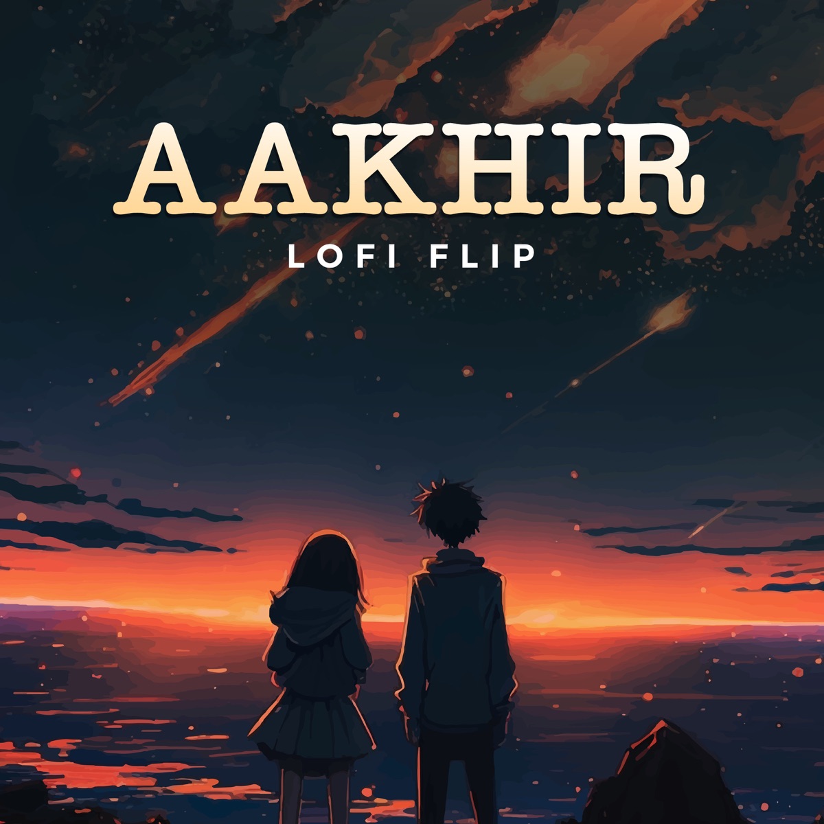 Aakhir (Lofi Flip) - Single by Vishal Mishra, Kaushal Kishore & Silent Ocean album cover