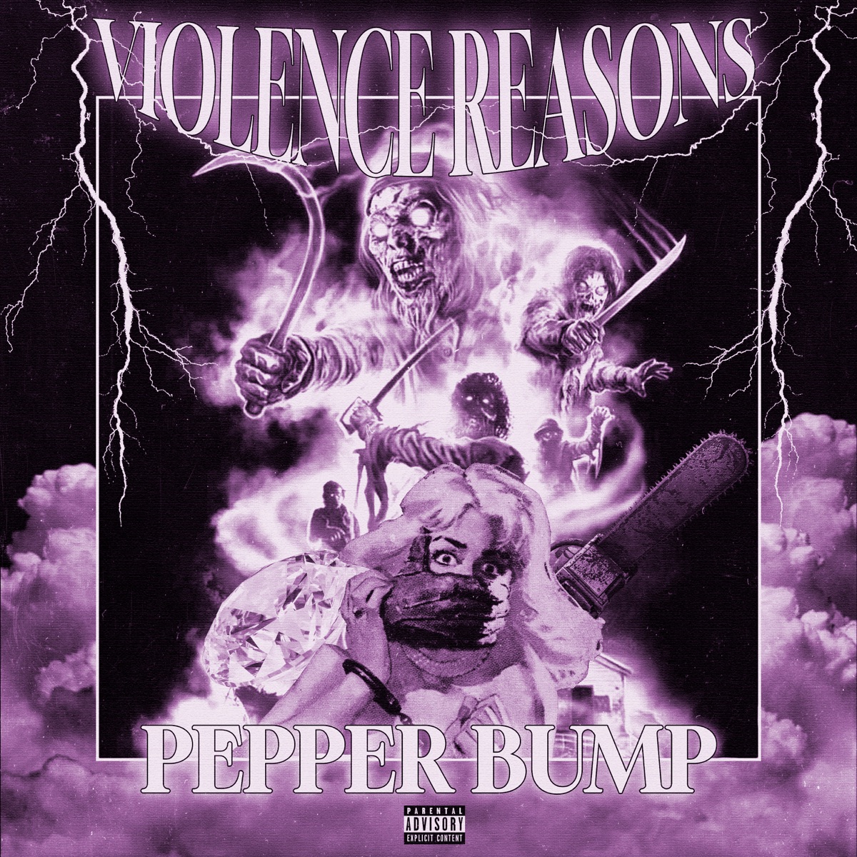 VIOLENCE REASONS by PEPPER BUMP album cover