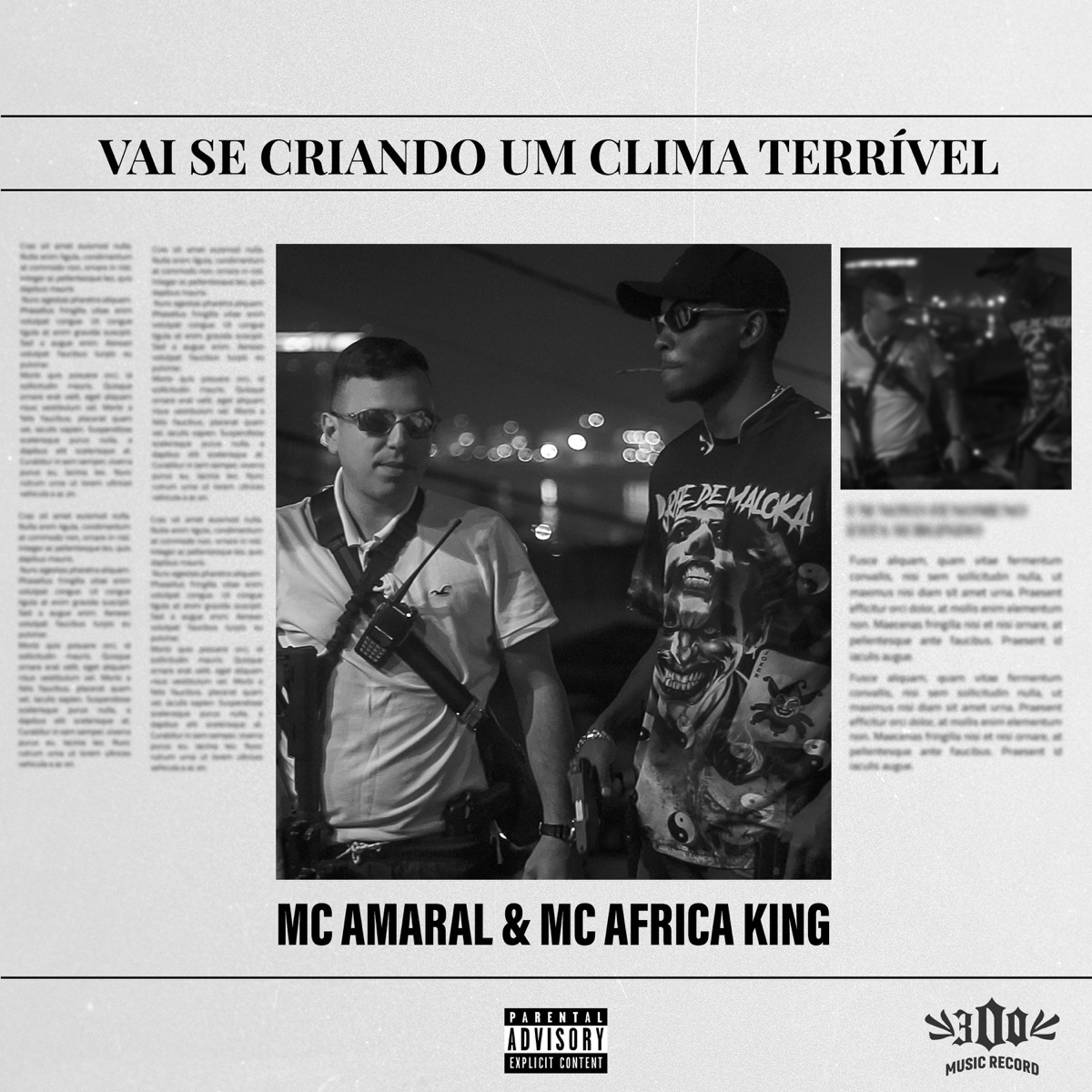 Vai Se Criando um Clima Terrível - EP by MC Amaral & MC AFRICA album cover