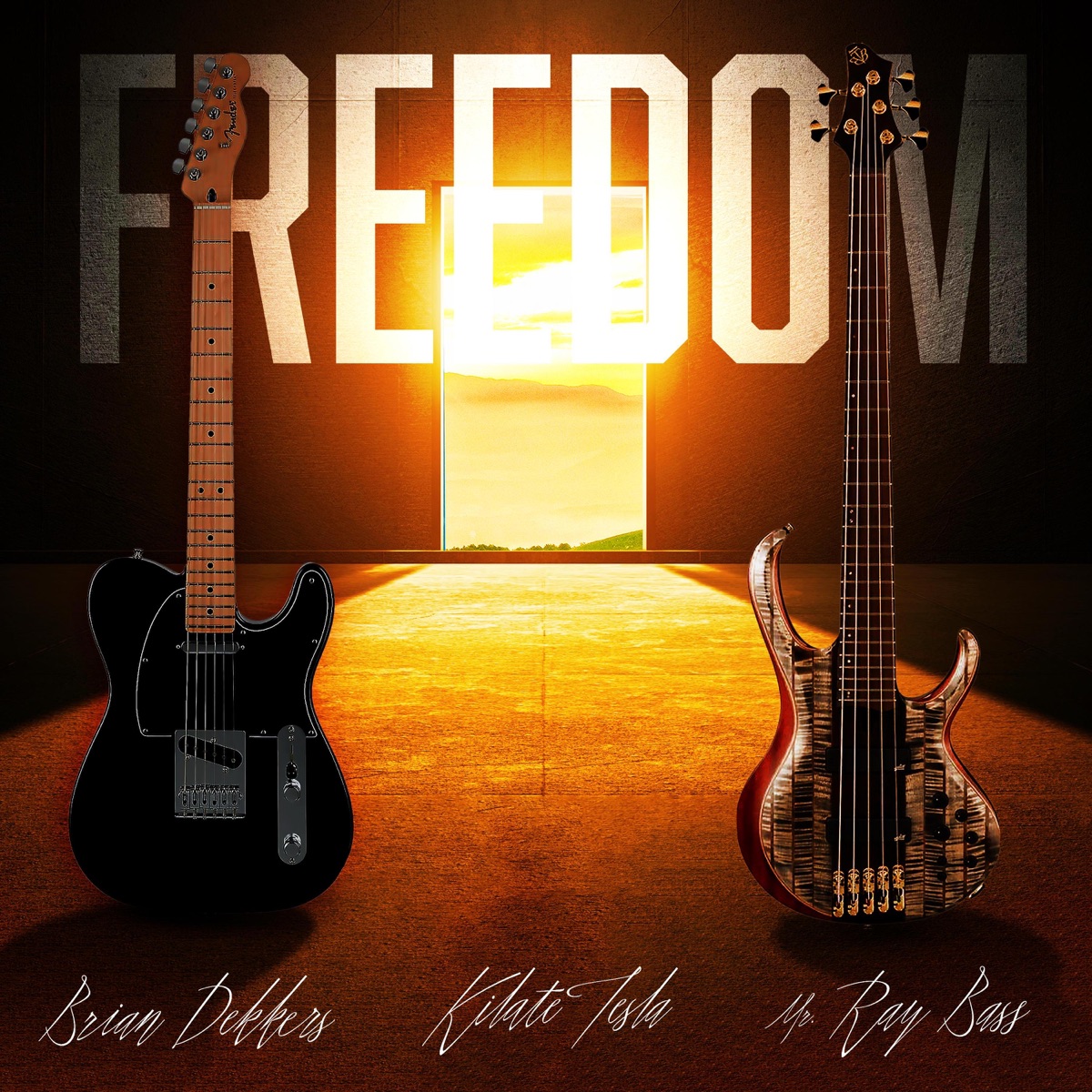 Freedom (feat. Mr. Ray Bass & Kilate Tesla) - Single by Brian Dekkers album cover