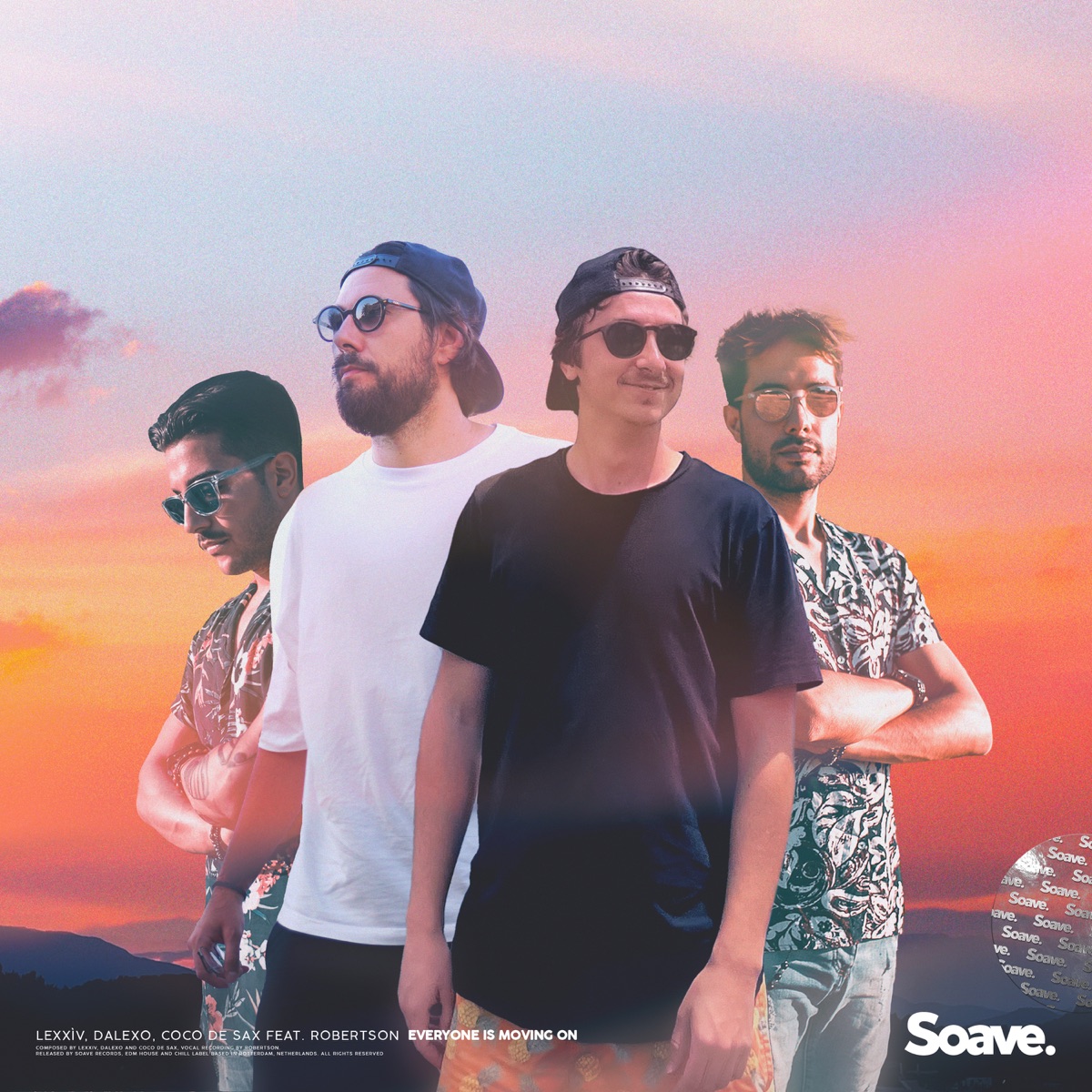 Everyone Is Moving On (feat. Robertson) - Single by LeXxìv, DALEXO & Coco de Sax album cover