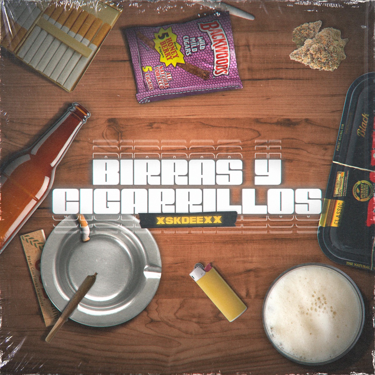 Birras y Cigarrillos - Single by xSkdeexx album cover