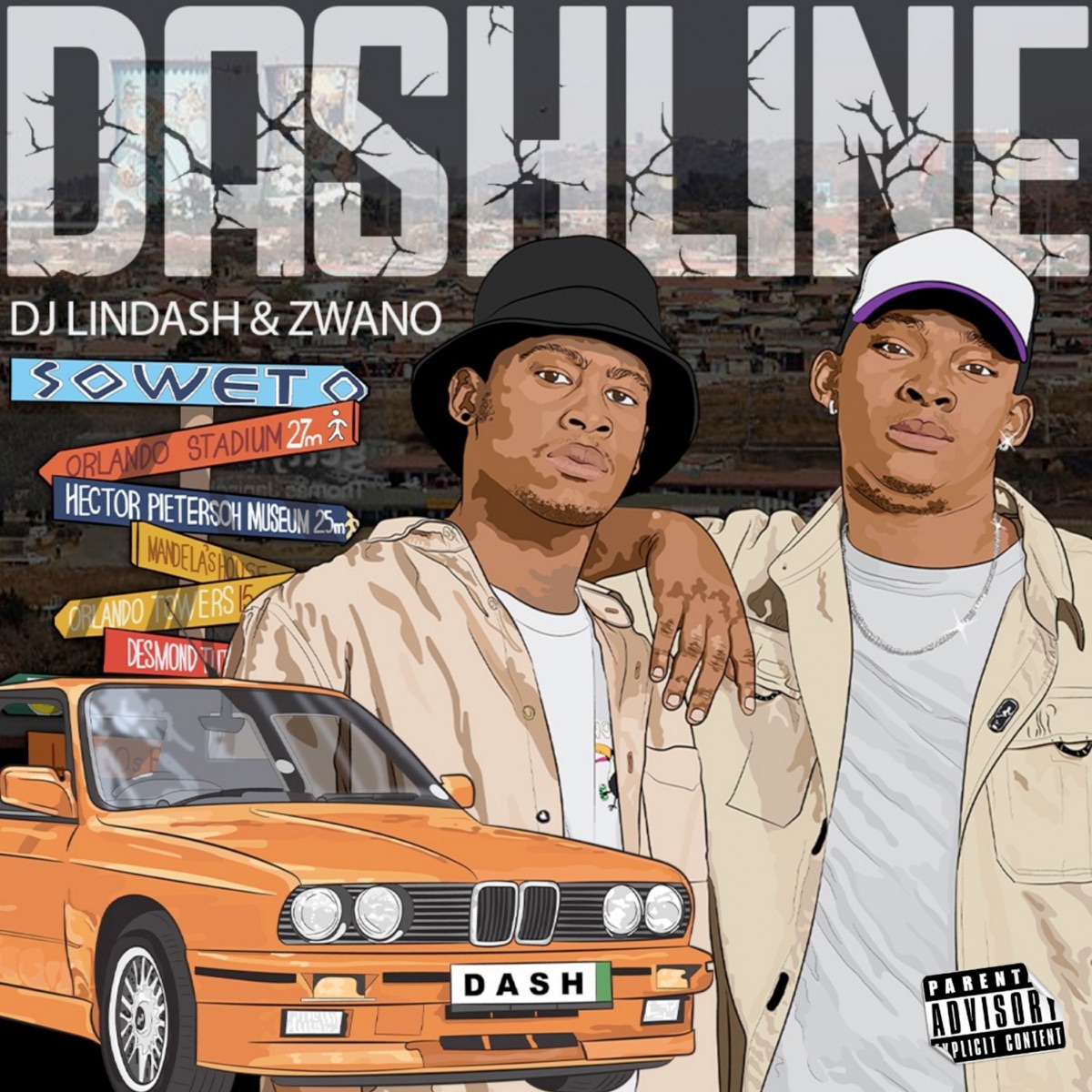 Dashline - EP by Dj Lindash & Zwano album cover