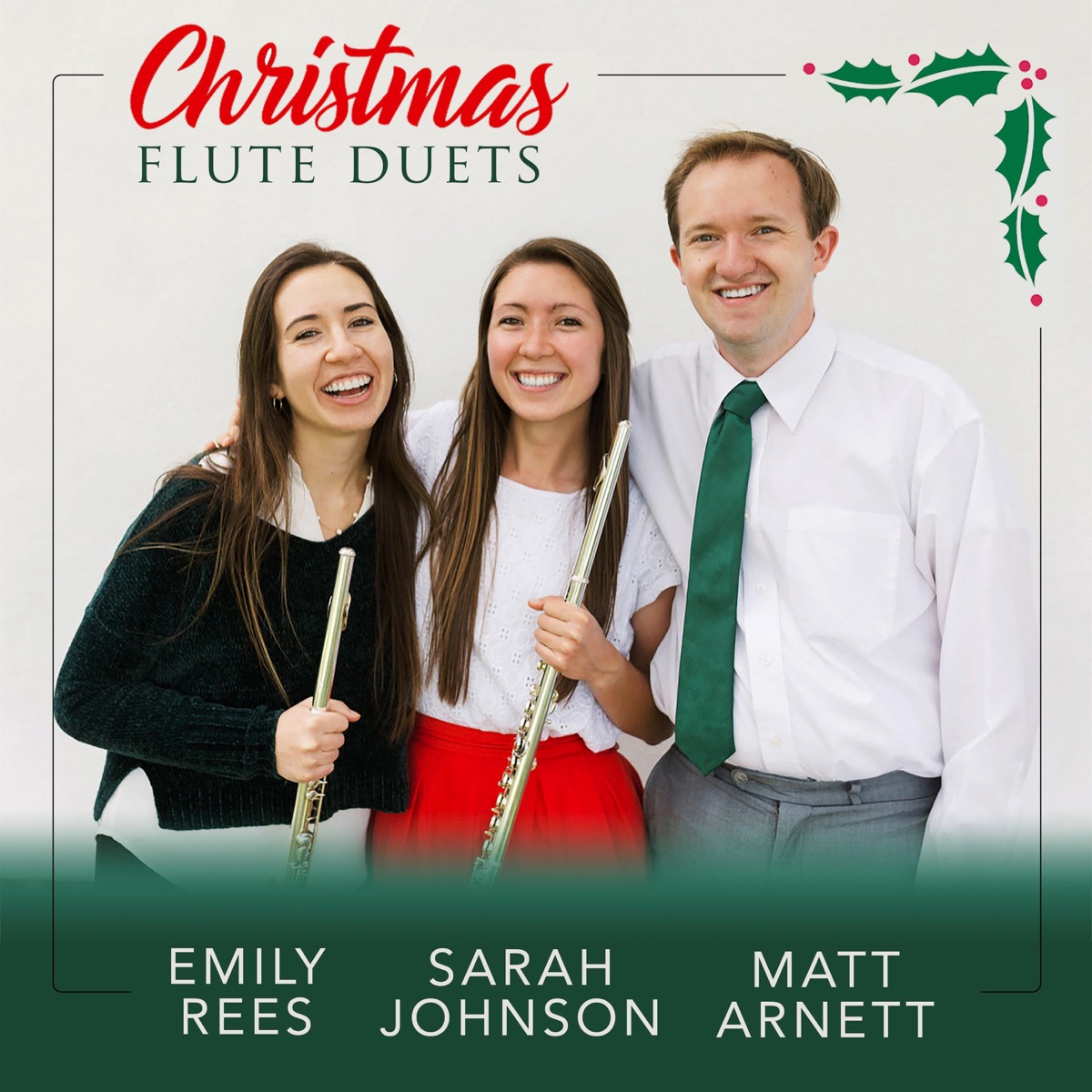 Eight Christmas Flute Duets by Emily Rees, Sarah Johnson & Matt Arnett album cover