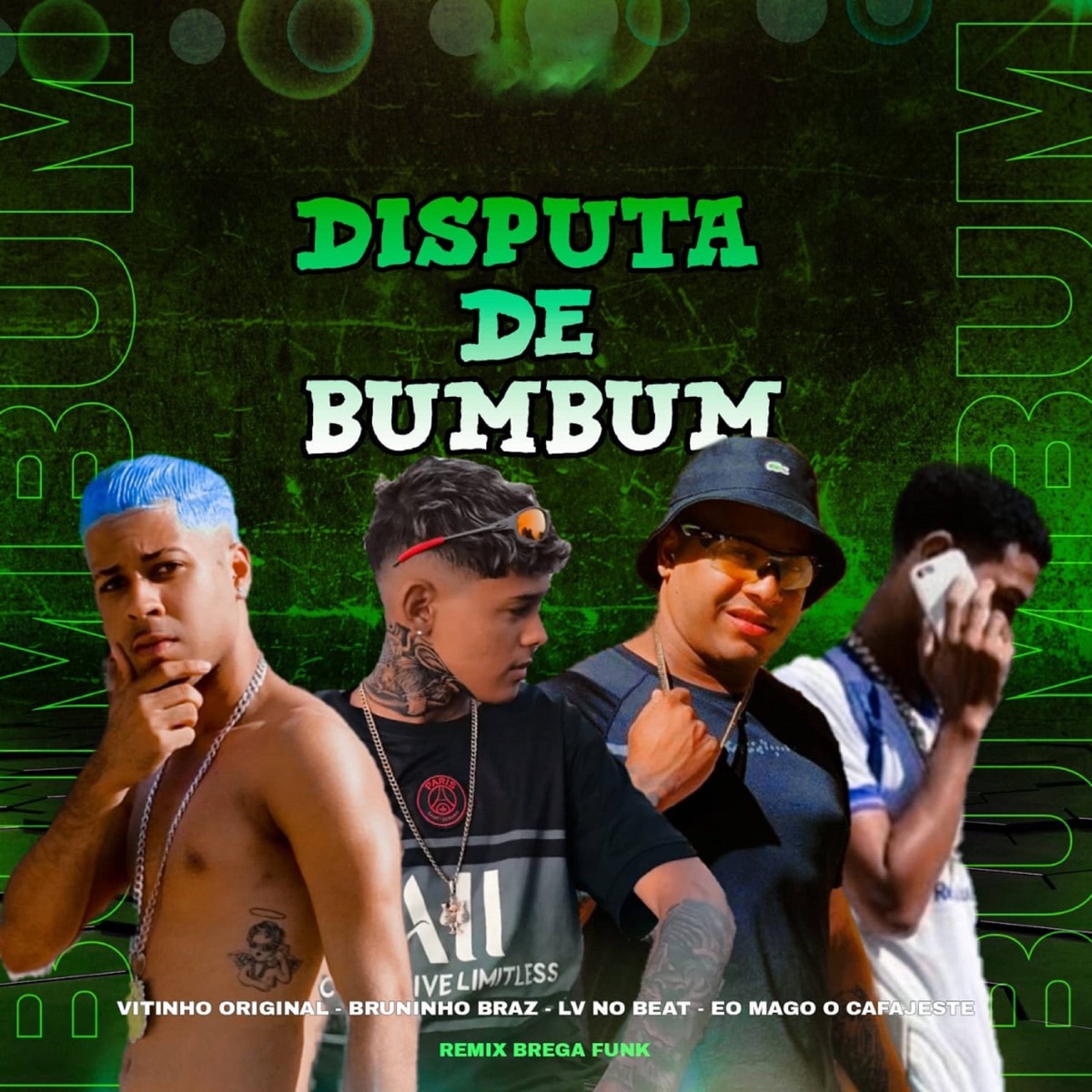 Disputa de Bumbum - Single by Bruninho Braz, Vitinho Original, LV no Beat & Eo Mago OCafajeste album cover