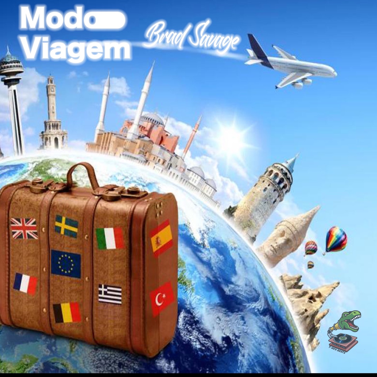 Modo viagem - Single by Brad Savage & T-Rex album cover