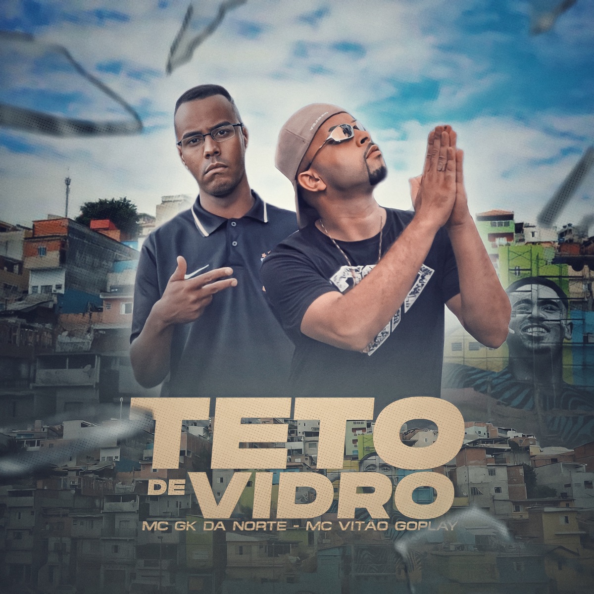 Teto de Vidro - Single by Mc gk da norte & Mc Vitão Goplay album cover