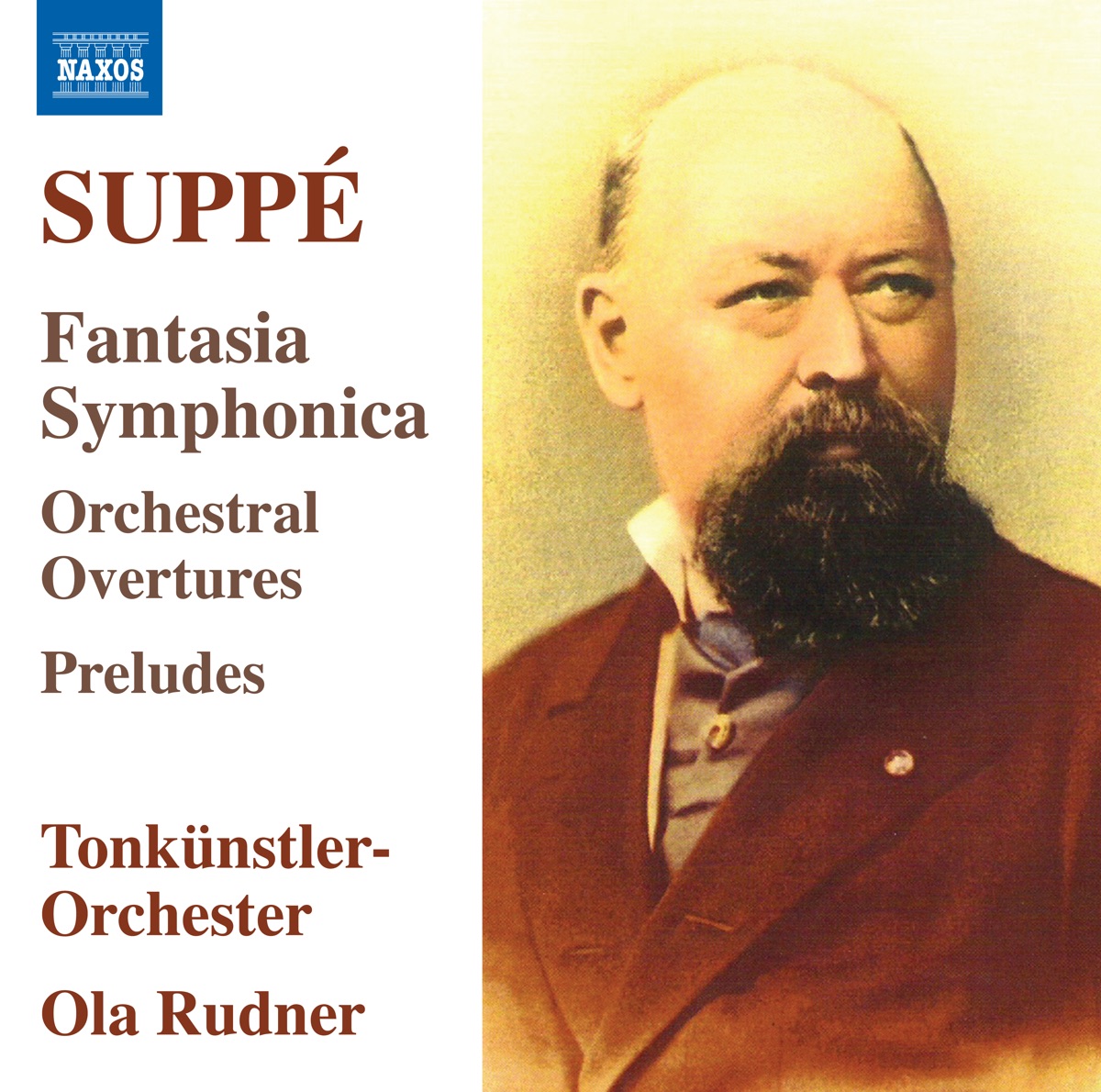 Suppé: Fantasia Symphonica, Orchestral Overtures & Preludes by Tonkünstler-Orchester & Ola Rudner album cover