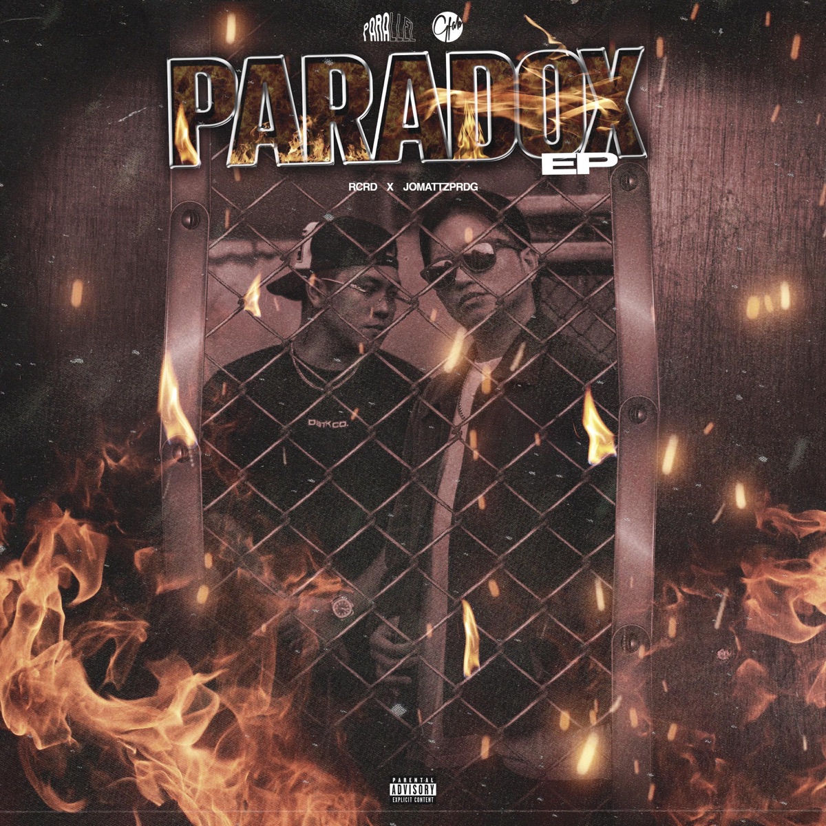 Paradox EP (feat. JomattzPRDG & RCRD) by Parallel album cover