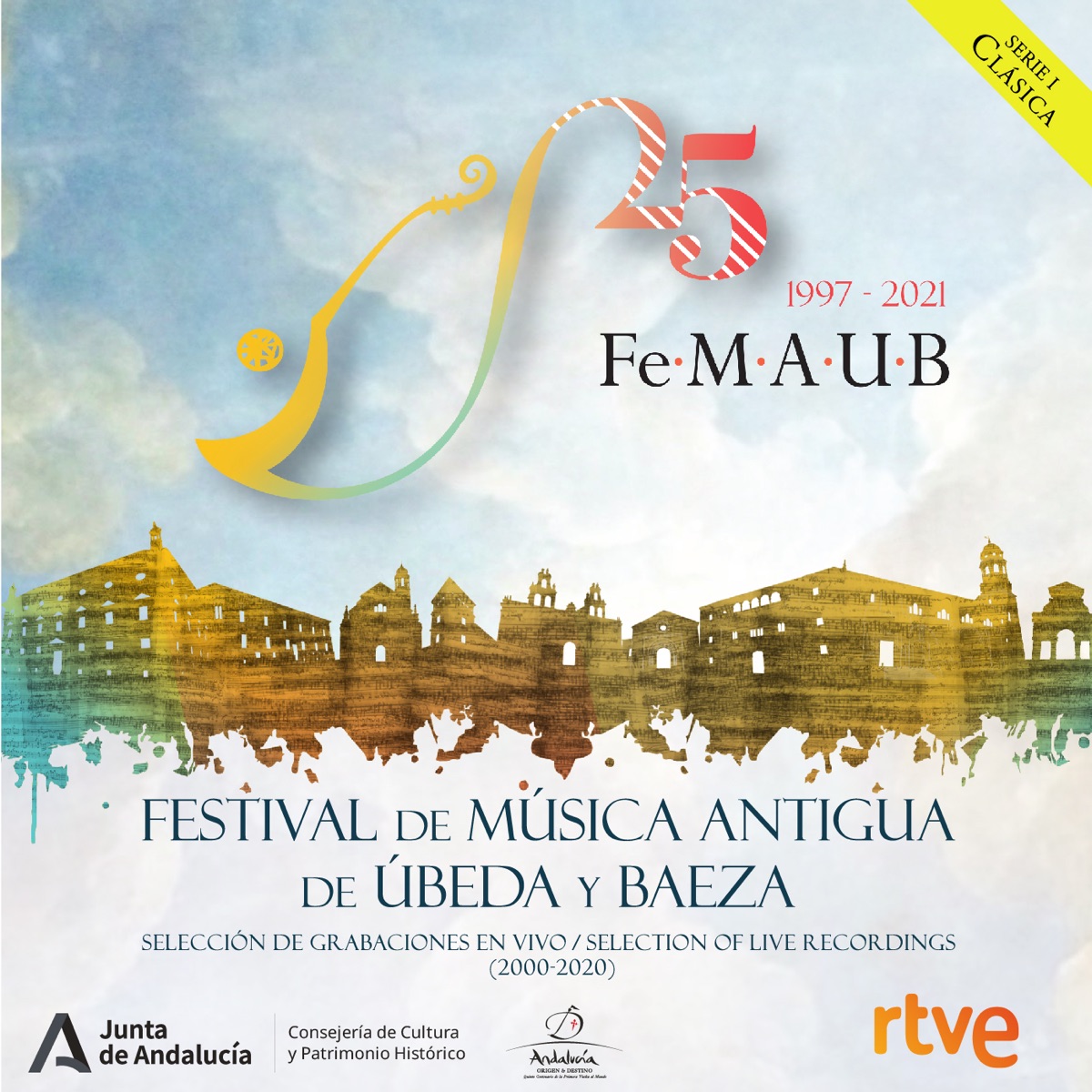 Festival de Música Antigua de Úbeda y Baeza: Selección de Grabaciones en Vivo (2000-2020) by Discantus, Emilio Villalba, Sara Marina, Schola Gregoriana del Pontificio Istituto di Musica Sacra de Roma, Canto Coronato, Accademia del piacere, Capella De Ministrers, La Grande Chapelle, Les Sacqueboutiers de Toulouse y La Caravaggia, Pueri Cantores Málaga, Ministriles De Marsias, El León de Oro, Ensemble La Danserye, Coro Barroco de Andalucía y Ministriles, Ensemble Plus Ultra, Camerata Iberia, The Marian Consort, Andrés Cea Galán, Capella Prolationum, A Capella Portuguesa, Ensemble La Fenice, Los Afectos Diversos, Ensemble Elyma, Choir of The Queen's College, Oxford, Sete Lágrimas, Cordis Deliciae, Lorenzo Ghielmi, Argento Chamber Ensemble, Esteban Landart Ercilla, Harmonia del Parnàs, Collegium Marianum, Vozes del Ayre, Al Ayre Español, Orquesta Barroca de Sevilla, Coro Juan Manuel de la Puente, Miguel Rincón, Nereydas, L'Apothèose, La Guirlande, Orquesta Barroca Casa da Música de Porto, La Fontegara México, Reial Companyia Òpera de Cambra, Ensemble Turicum, Estil Concertant, Patricia García Gil, Recondita Armonia Ensemble, Eunice Padilla, La Grande Chapelle y Coro de Cámara del FeMAUB, Euskal Barrokensemble, Conjunto Ars Longa de La Habana, Ensemble XVIII-21 Le Baroque Nomade, Ensemble Mare Nostrum & Solistas de la Escuela Superior de Música Reina Sofía album cover