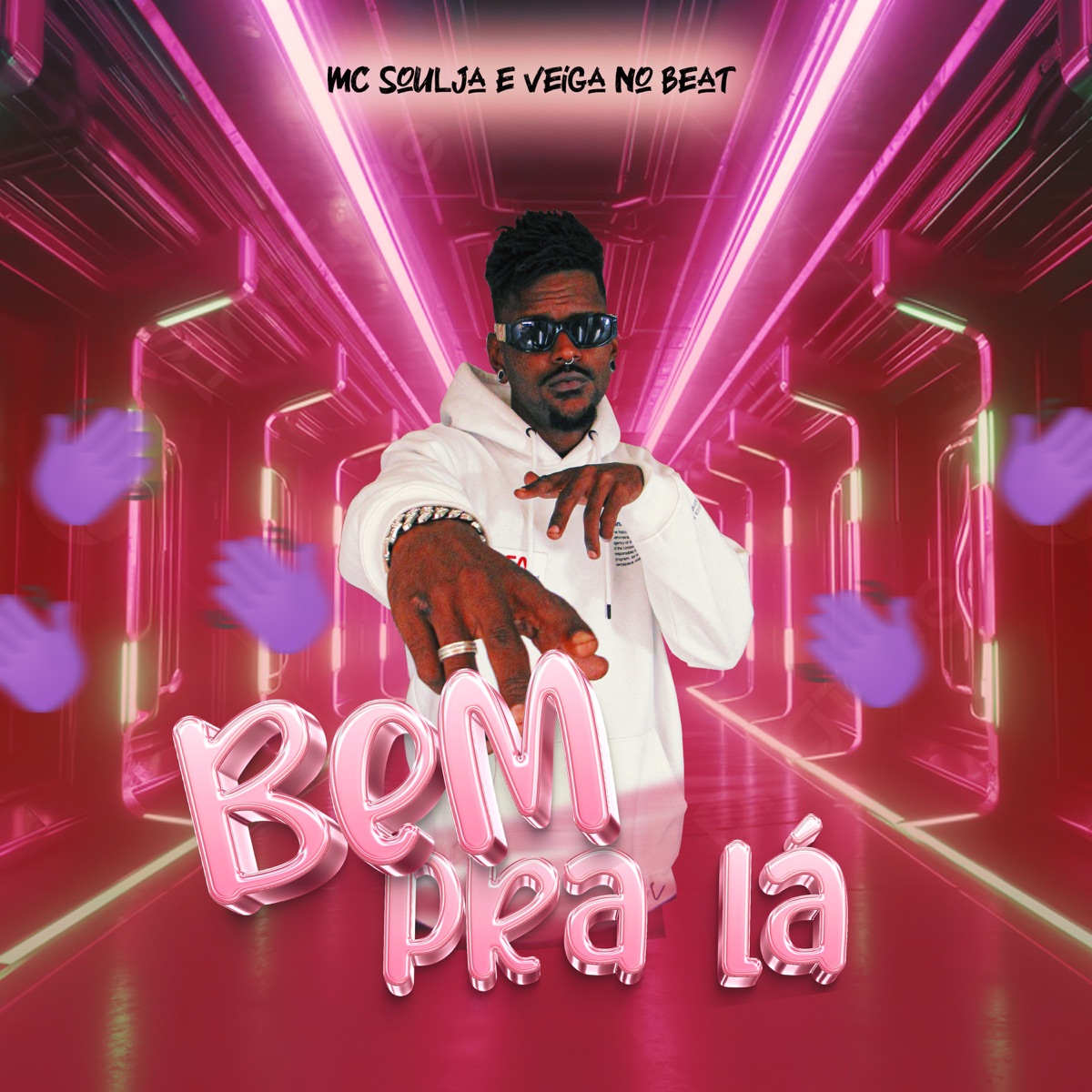 Bem pra Lá - Single by MC Soulja & Veiga no beat album cover