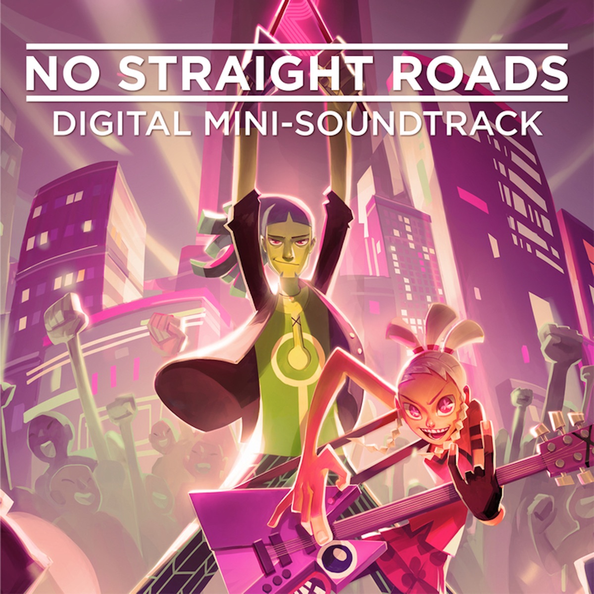No Straight Roads - Digital Mini - Soundtrack by Andy Tunstall, Funk Fiction, James Landino, Nikki Simmons, Falk Au Yeong & Cliqtrack album cover