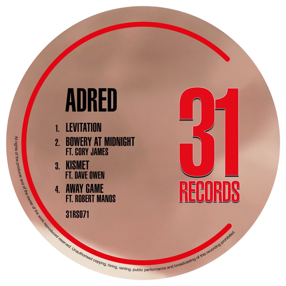 Levitation - EP by Adred album cover