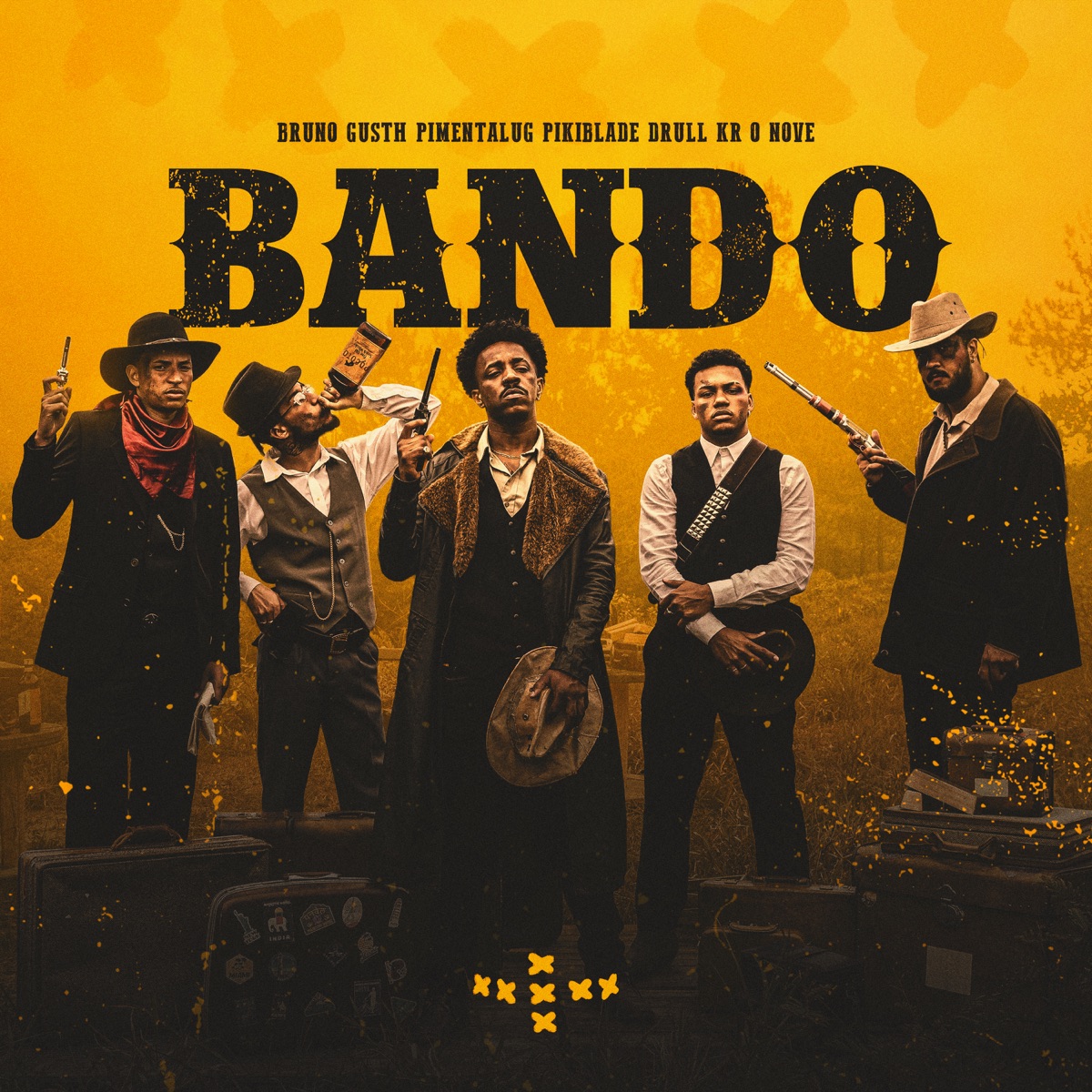 Bando (feat. TimeRoom, KR o NOVE & Drull) - Single by Pikiblade, Bruno Gusth & PIMENTALUG album cover