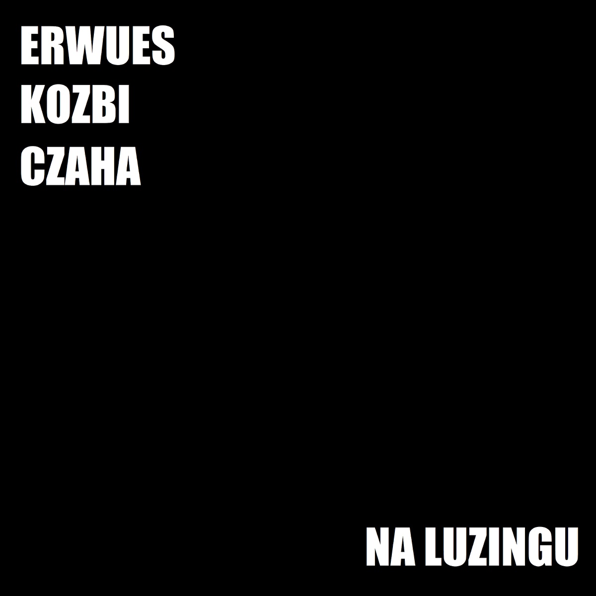 Na luzingu - Single by Erwues, Kozbi & Czaha album cover