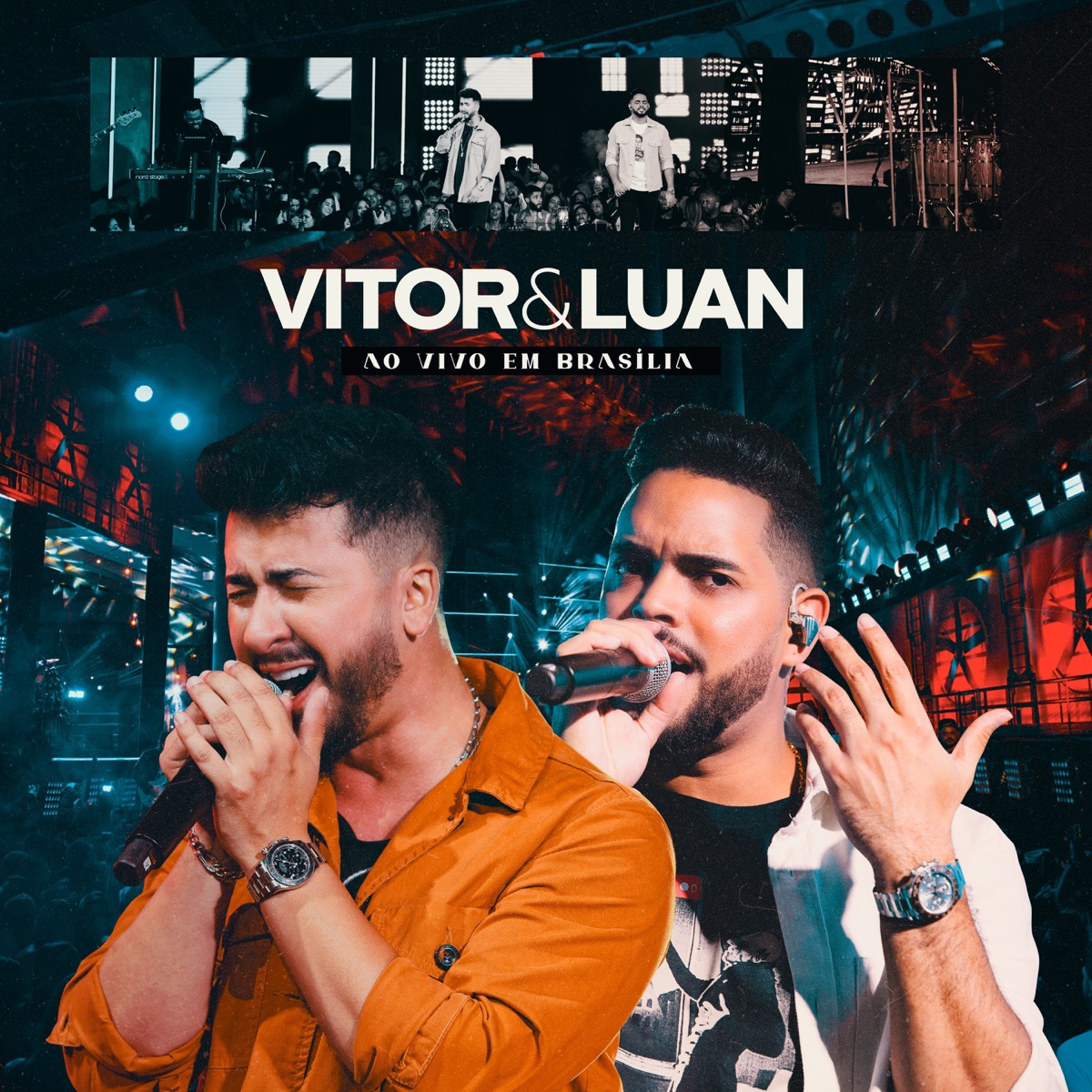 Ao Vivo Em Brasília by Vitor e Luan album cover