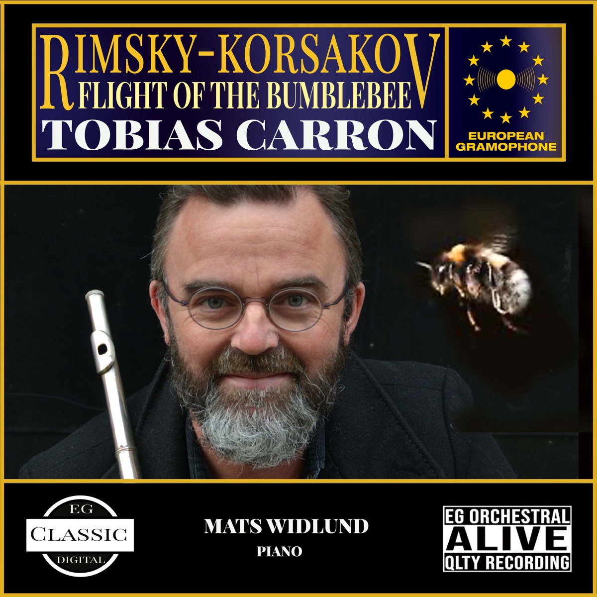 Flight of the Bumblebee - Single by Nikolai Rimsky-Korsakov, Tobias Carron & Mats Widlund album cover