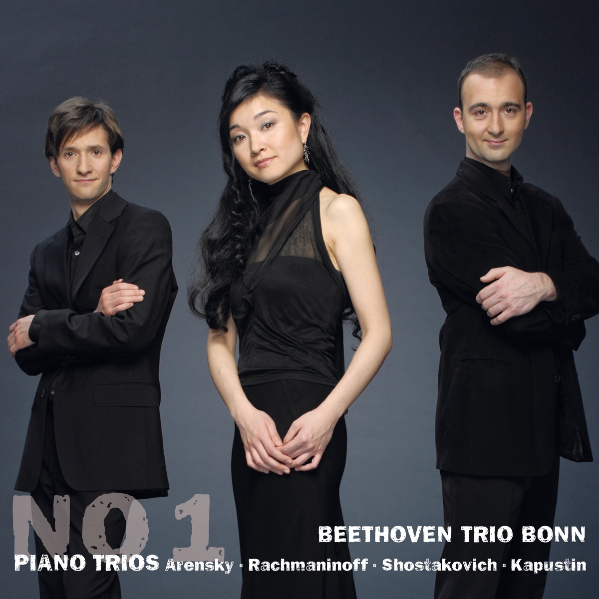 Arensky & Rachmaninoff & Shostakovich & Kapustin: No. 1 Piano Trios by Beethoven Trio Bonn, Rinko Hama, Mikhail Ovrutsky & Grigory Alumyian album cover