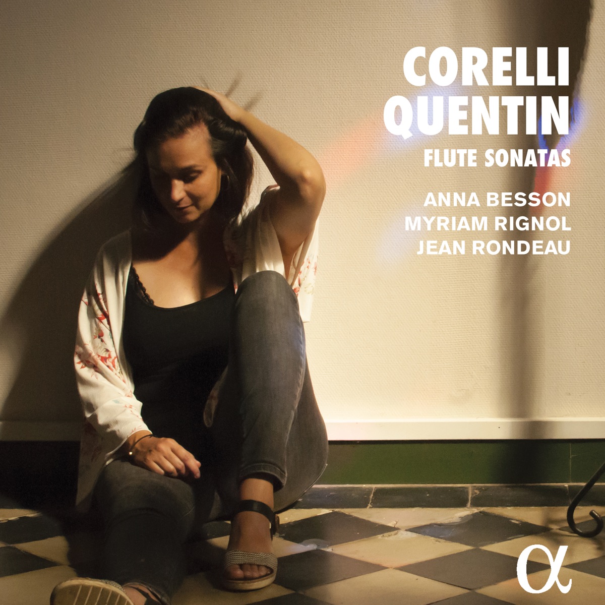 Corelli & Quentin: Flute Sonatas by Anna Besson, Jean Rondeau & Myriam Rignol album cover