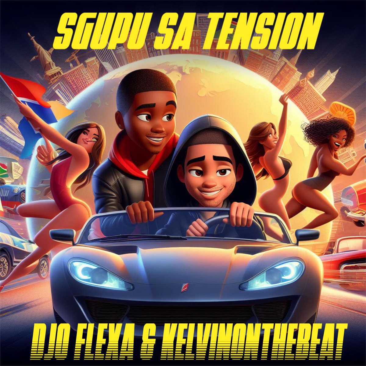Sgupu sa Tension - Single by Djo Flexa & KelvinOnTheBeat album cover