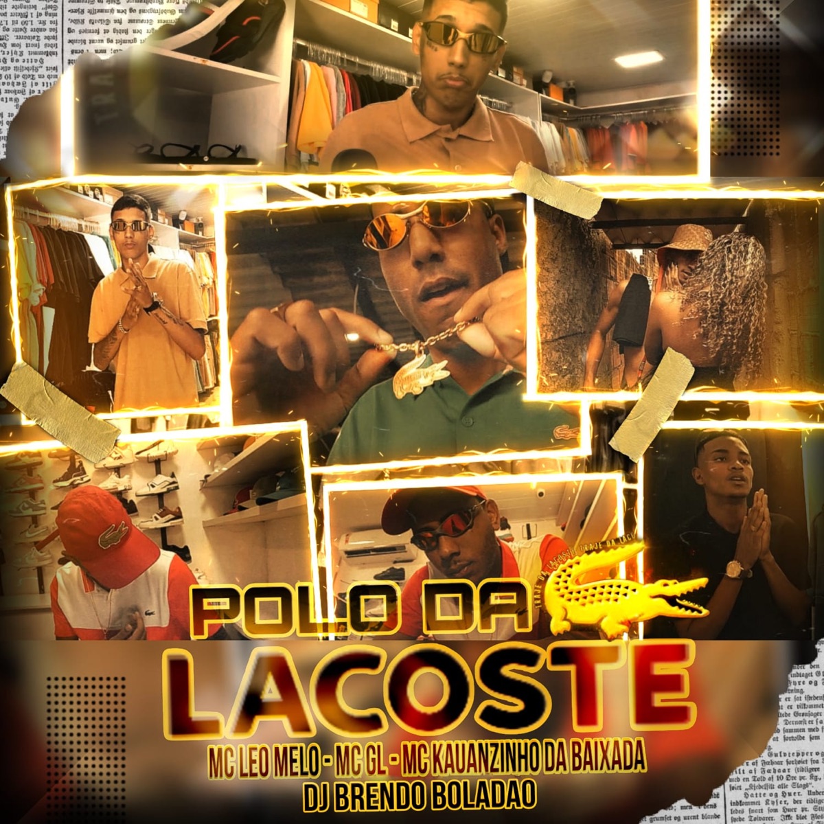 Polo Da Lacoste - Single by Léo Melo MC, MC NEGUINHO GL, MC Kauanzinho da Baixada, Veagá Filmes & DJ Brendo Boladão album cover
