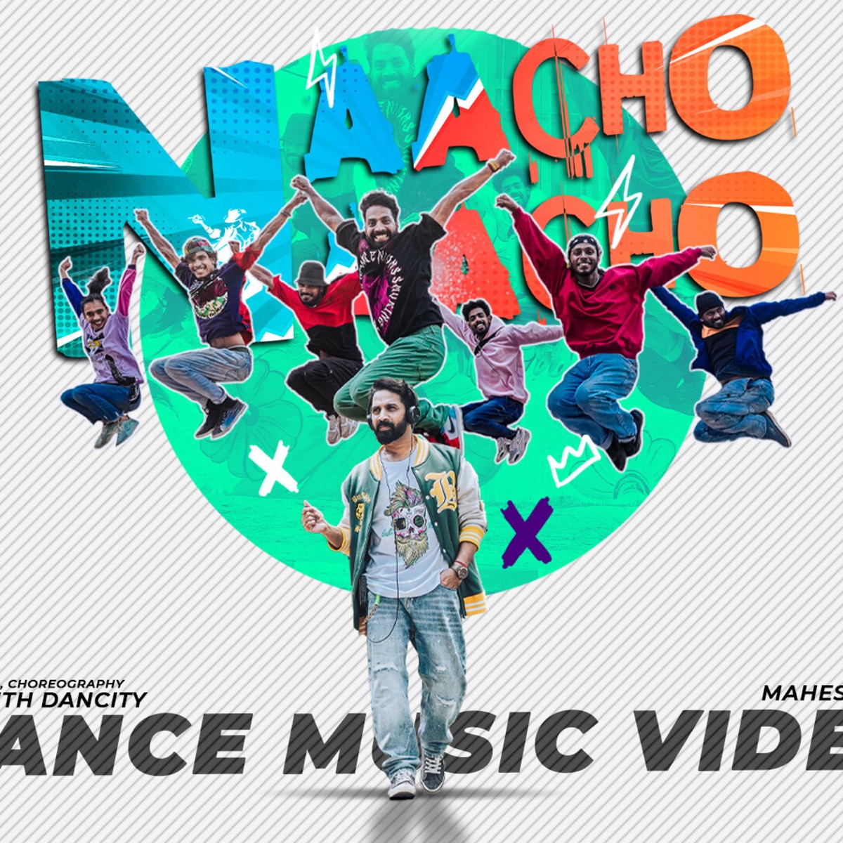 Nacho Nacho (International dance theme song) (feat. Mahesh Nair & Vishnu Raajsekhaar) - Single by Dr. Sandeep R album cover