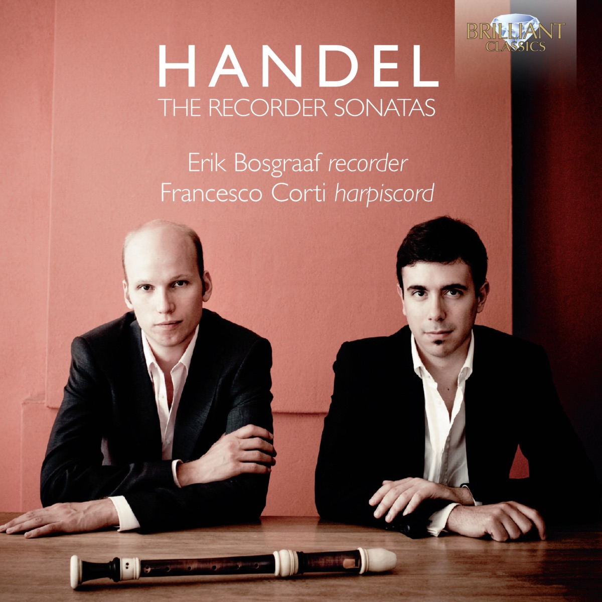 Handel: The Recorder Sonatas by Erik Bosgraaf & Francesco Corti album cover