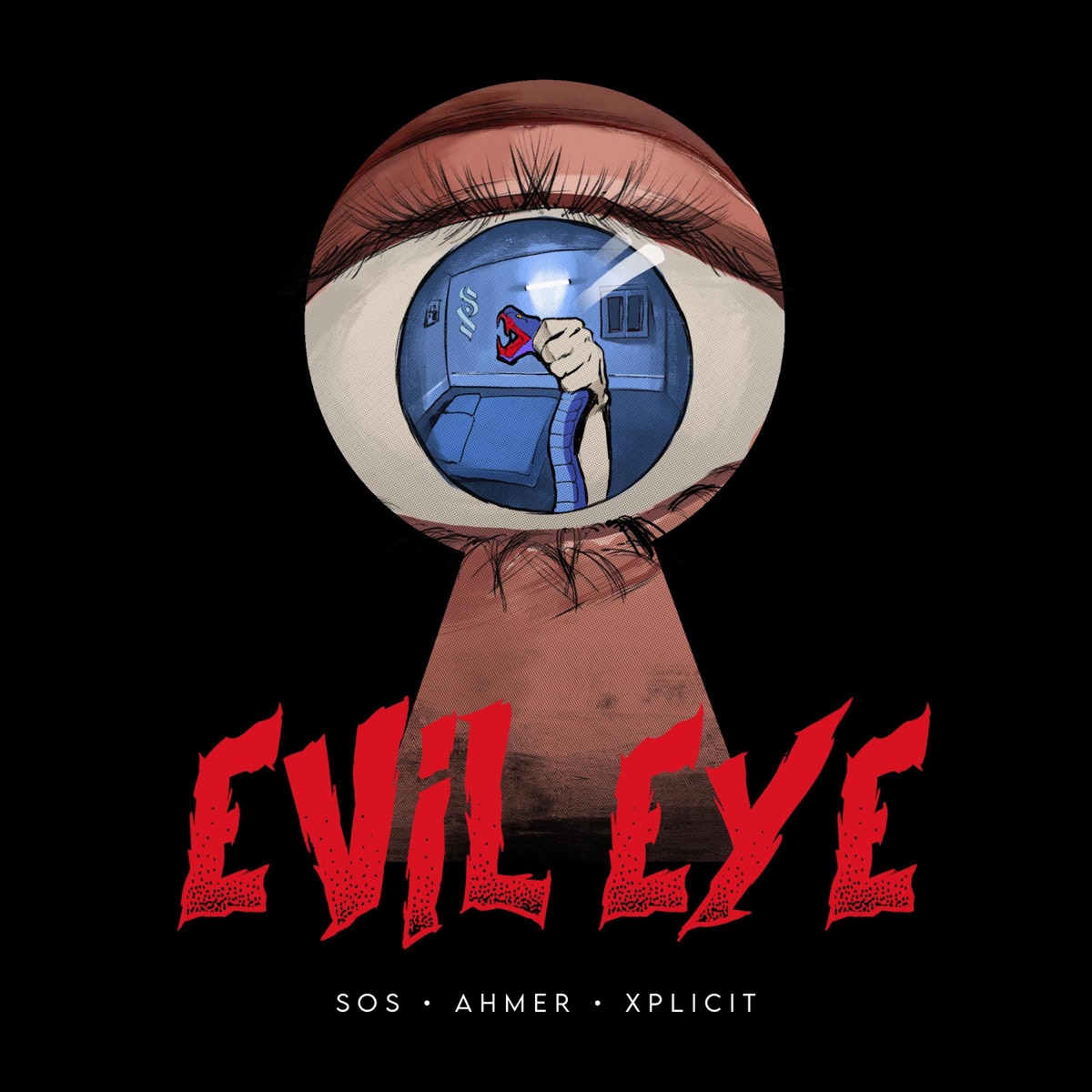 Evil Eye - Single by SOS, Ahmer & Xplicit album cover