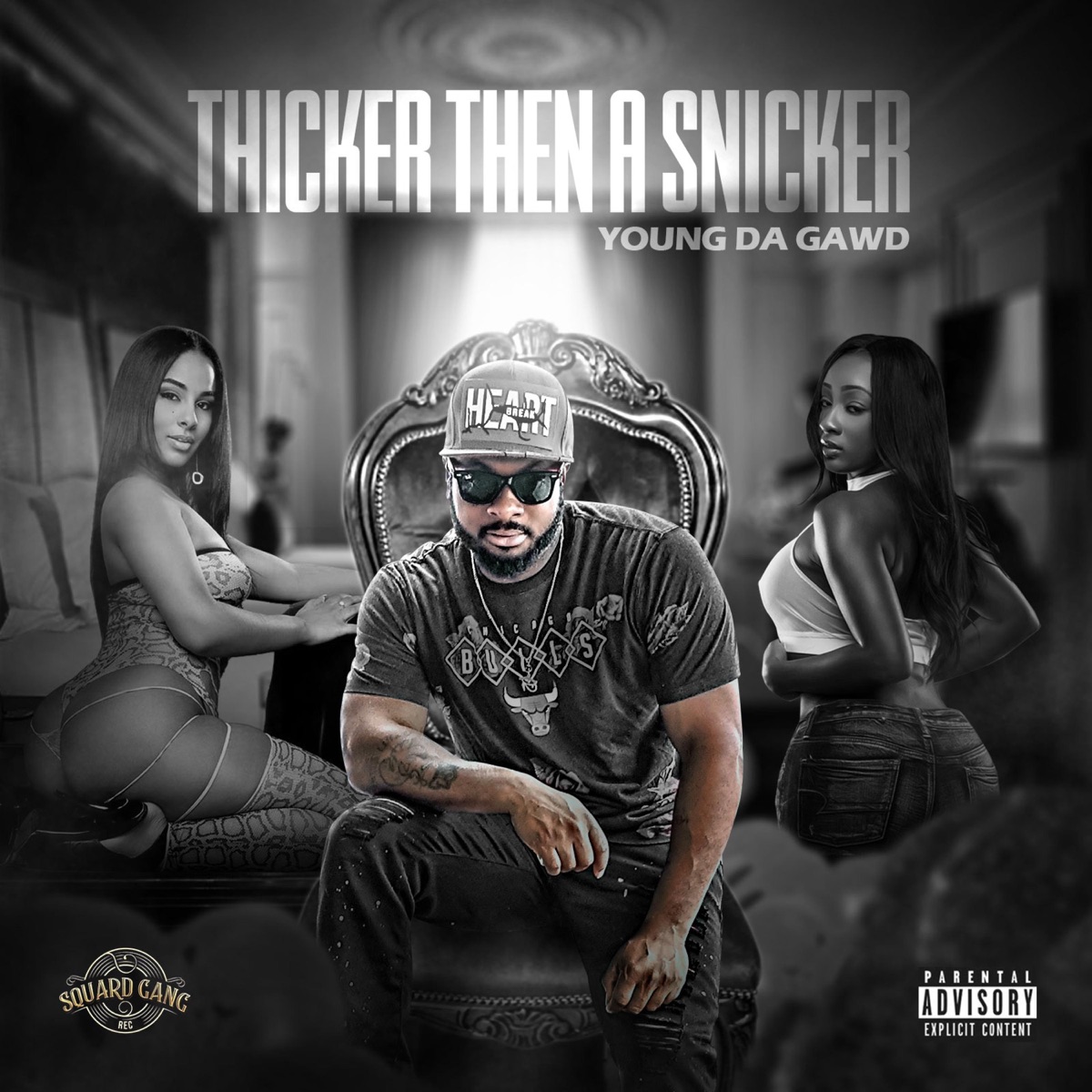 Thicker Then A Snicker - Single by Young Da Gawd album cover